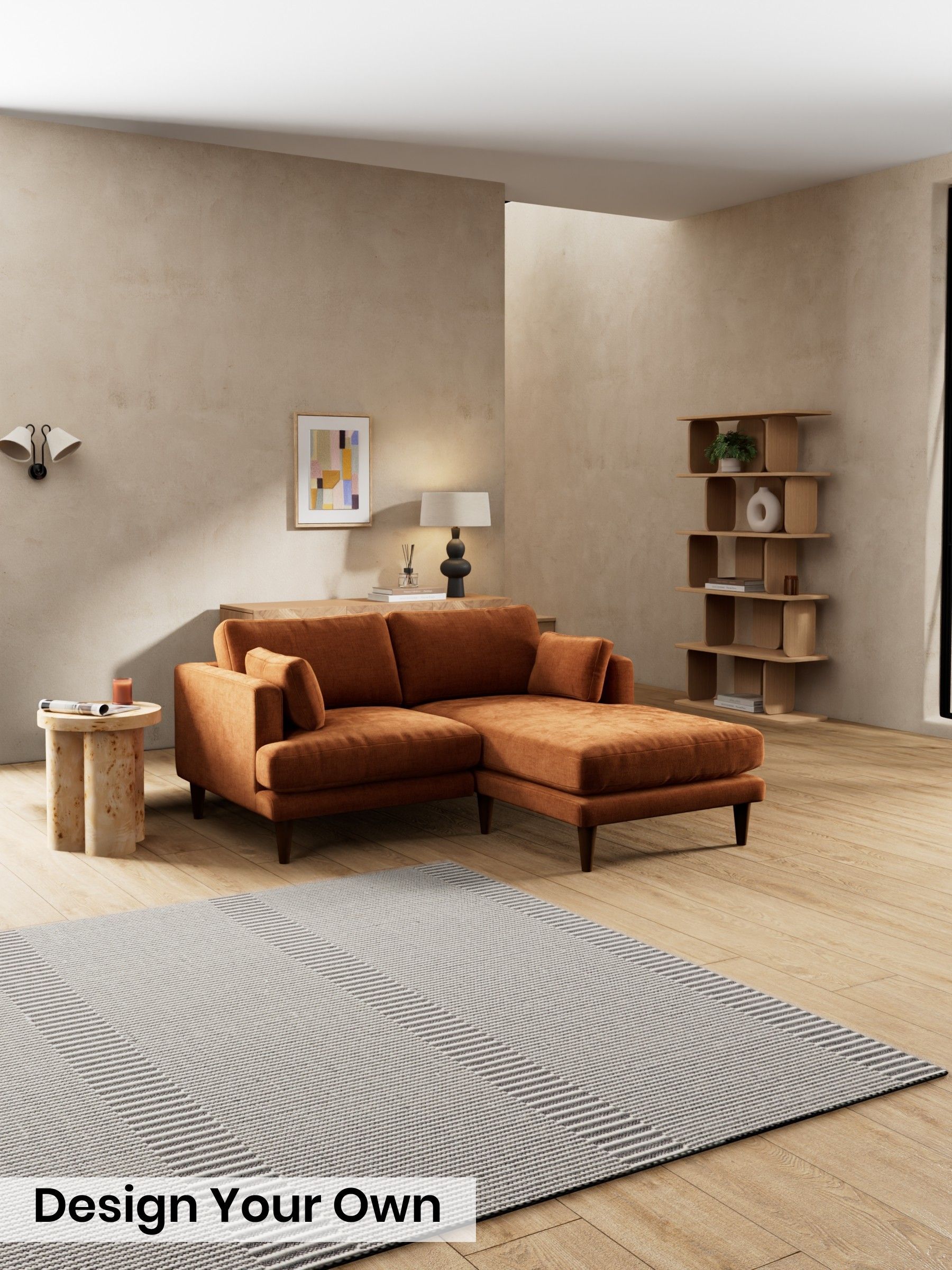 Etched Chenille/Rust Orange - Otis By Made