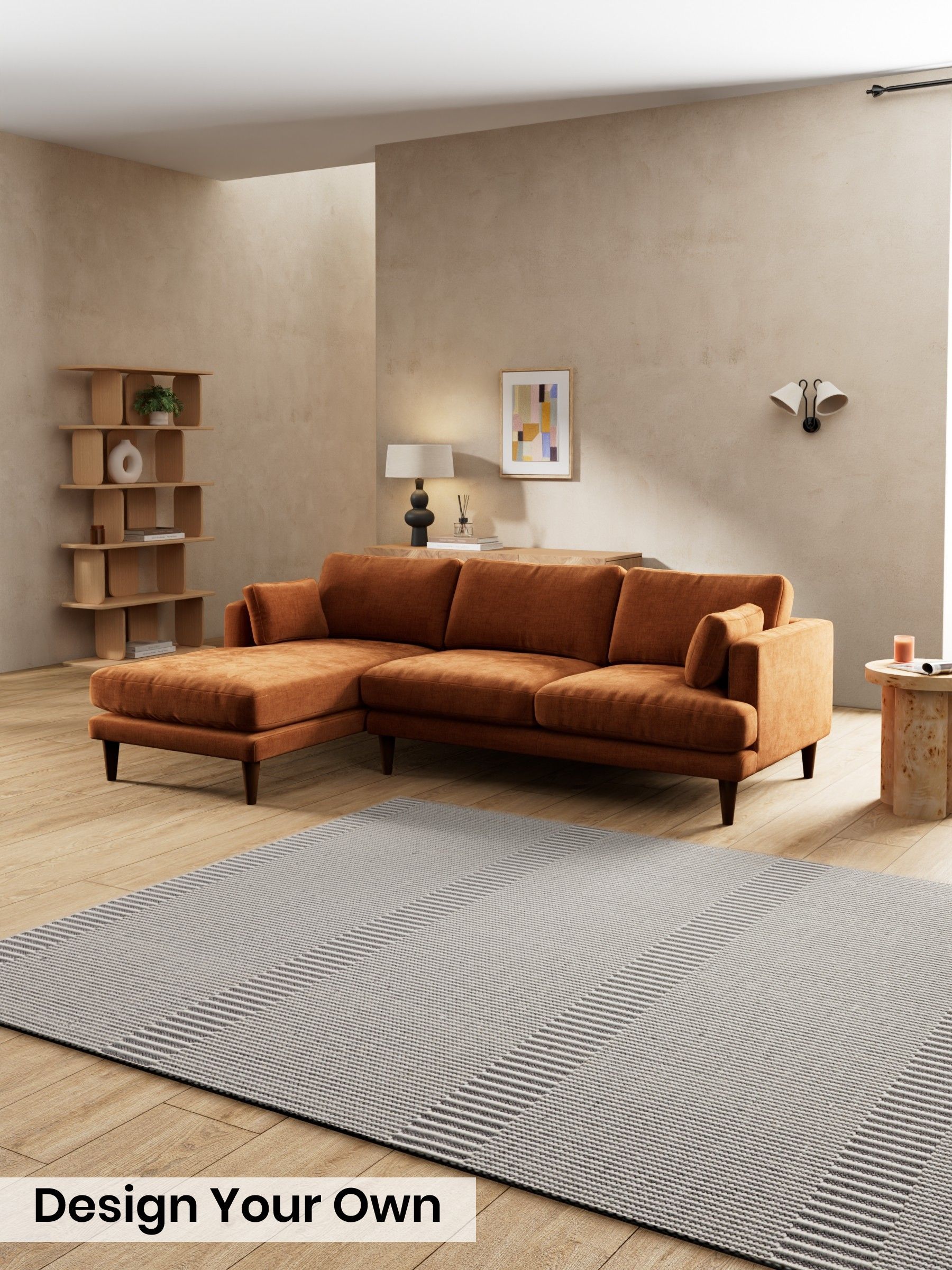 Etched Chenille/Rust Orange - Otis By Made