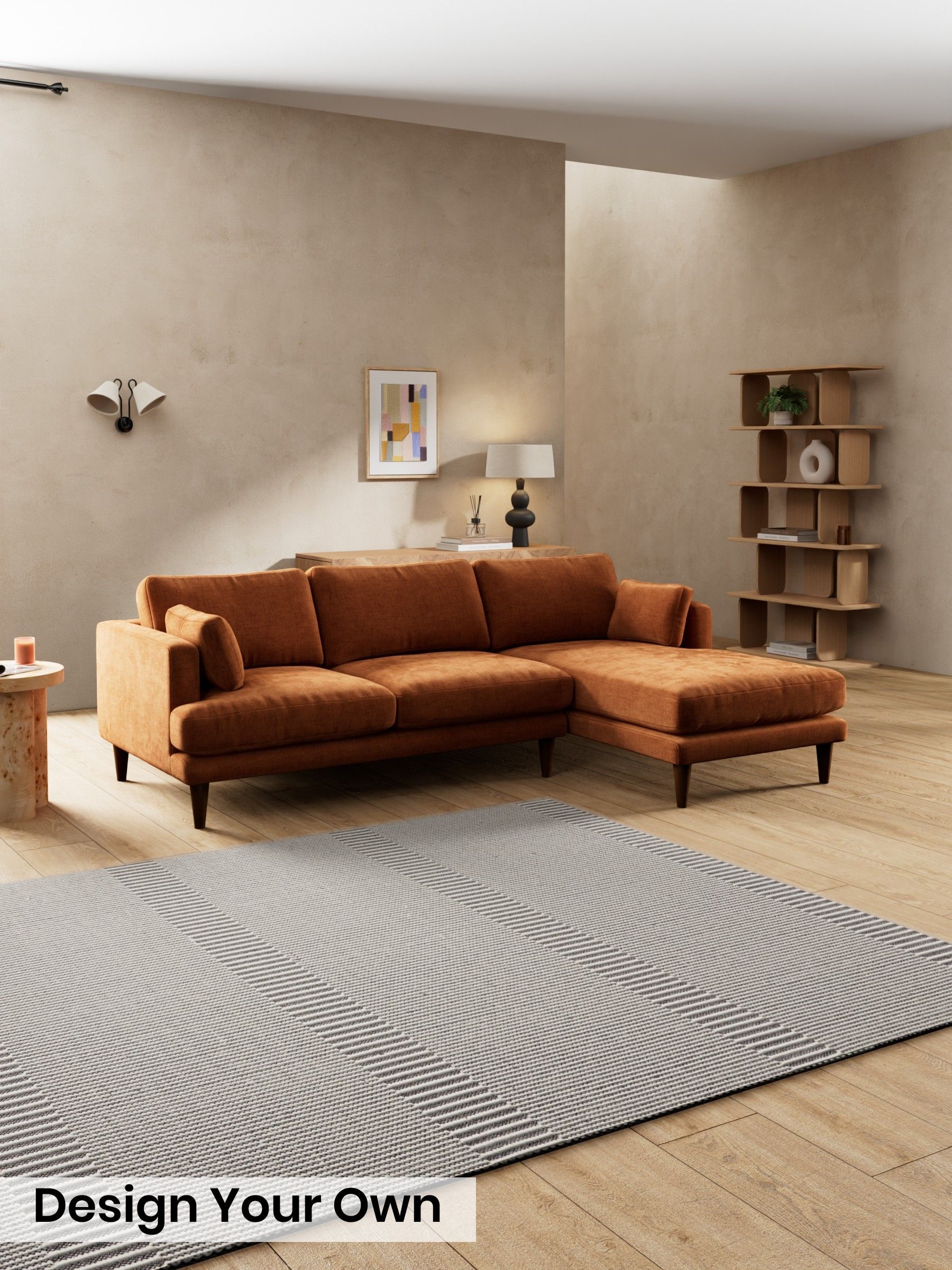 Etched Chenille/Rust Orange - Otis By Made