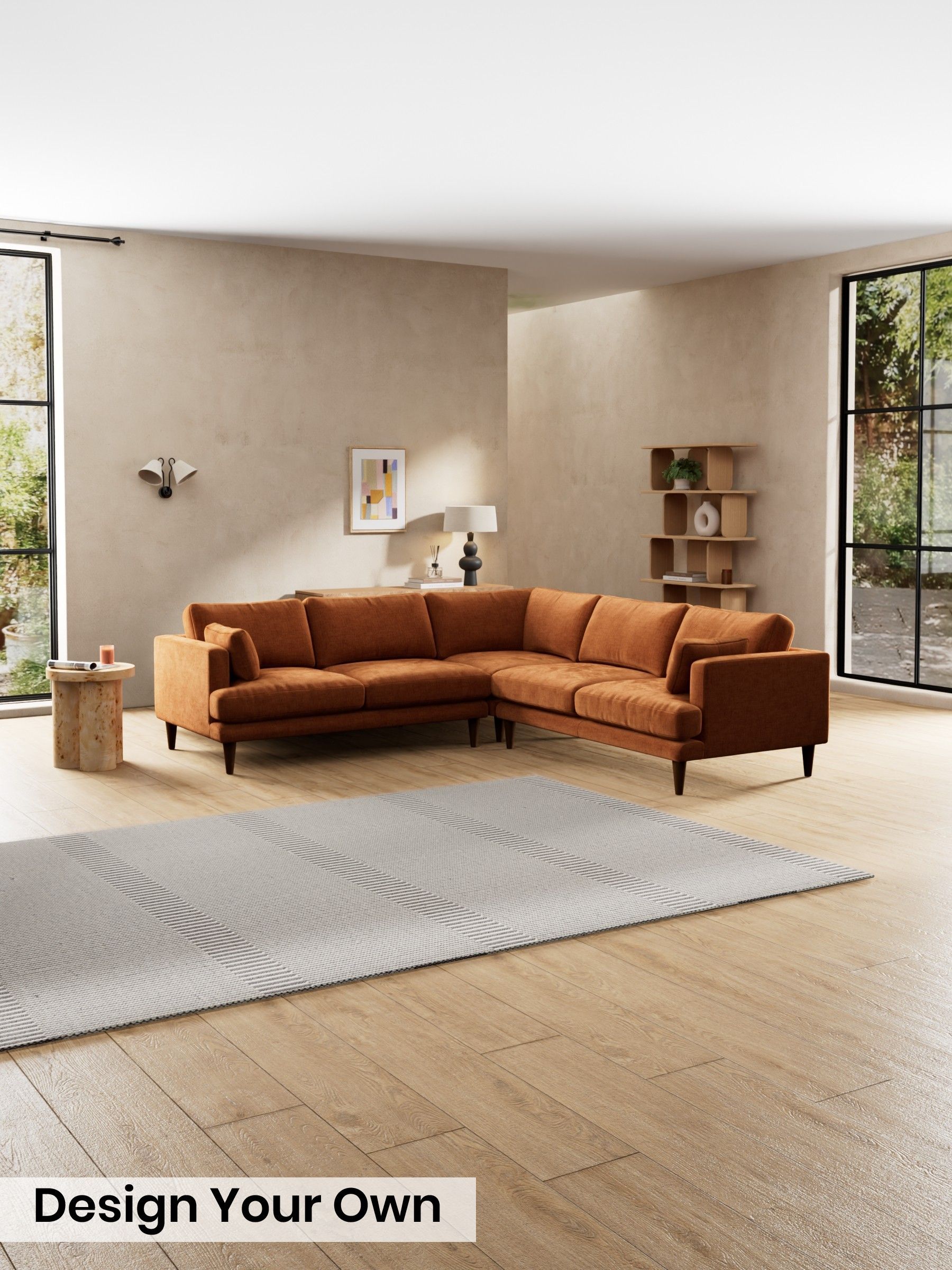 Etched Chenille/Rust Orange - Otis By Made