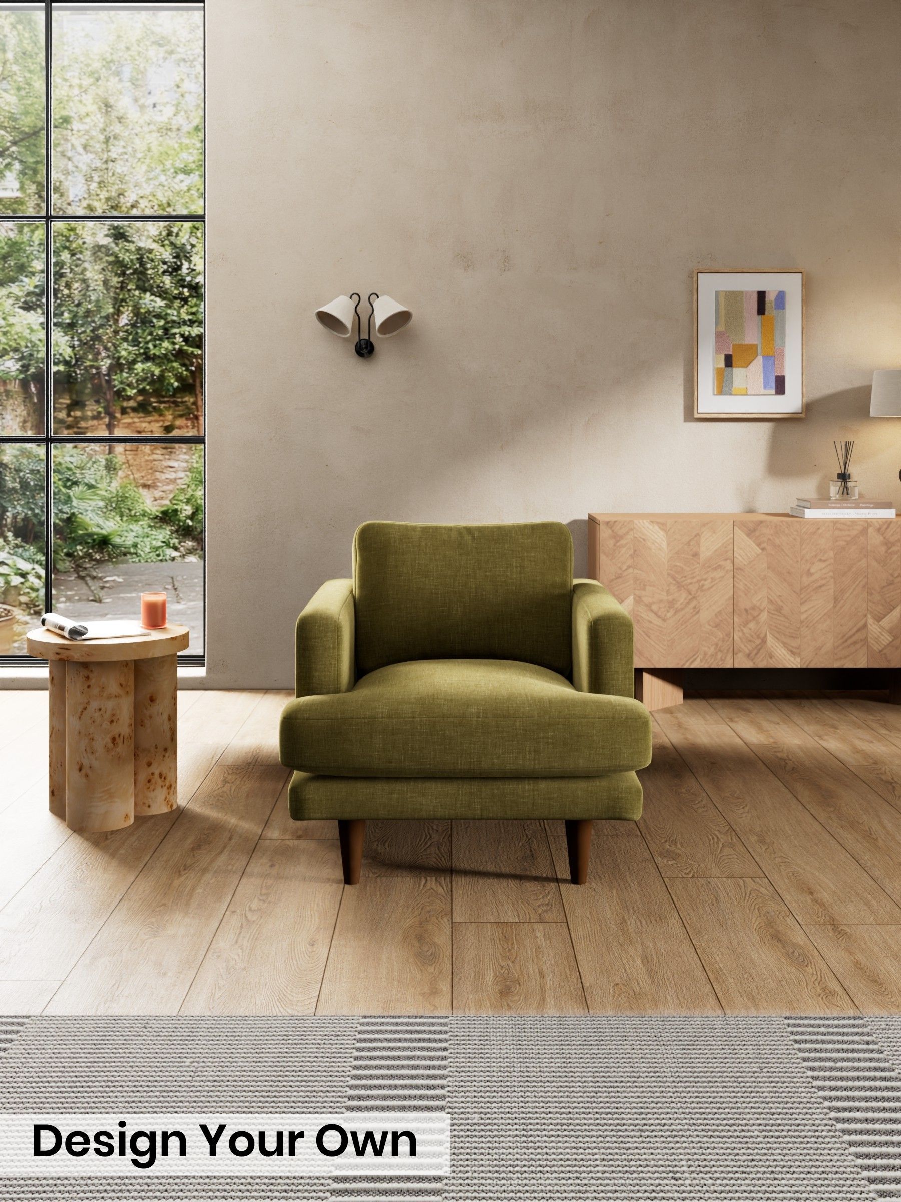 Etched Chenille/Moss Green - Otis By Made