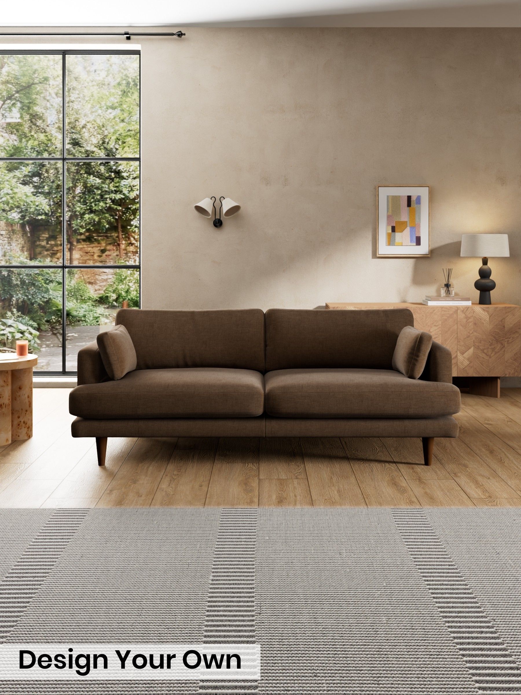 Etched Chenille/Cocoa Brown - Otis By Made