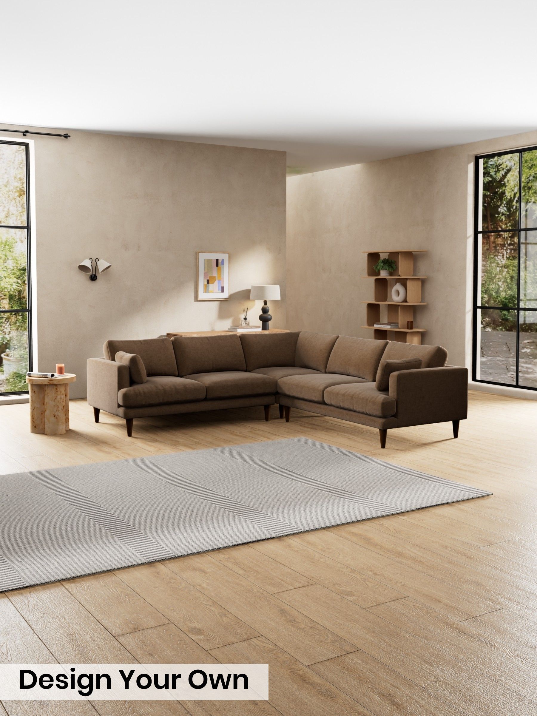 Etched Chenille/Cocoa Brown - Otis By Made