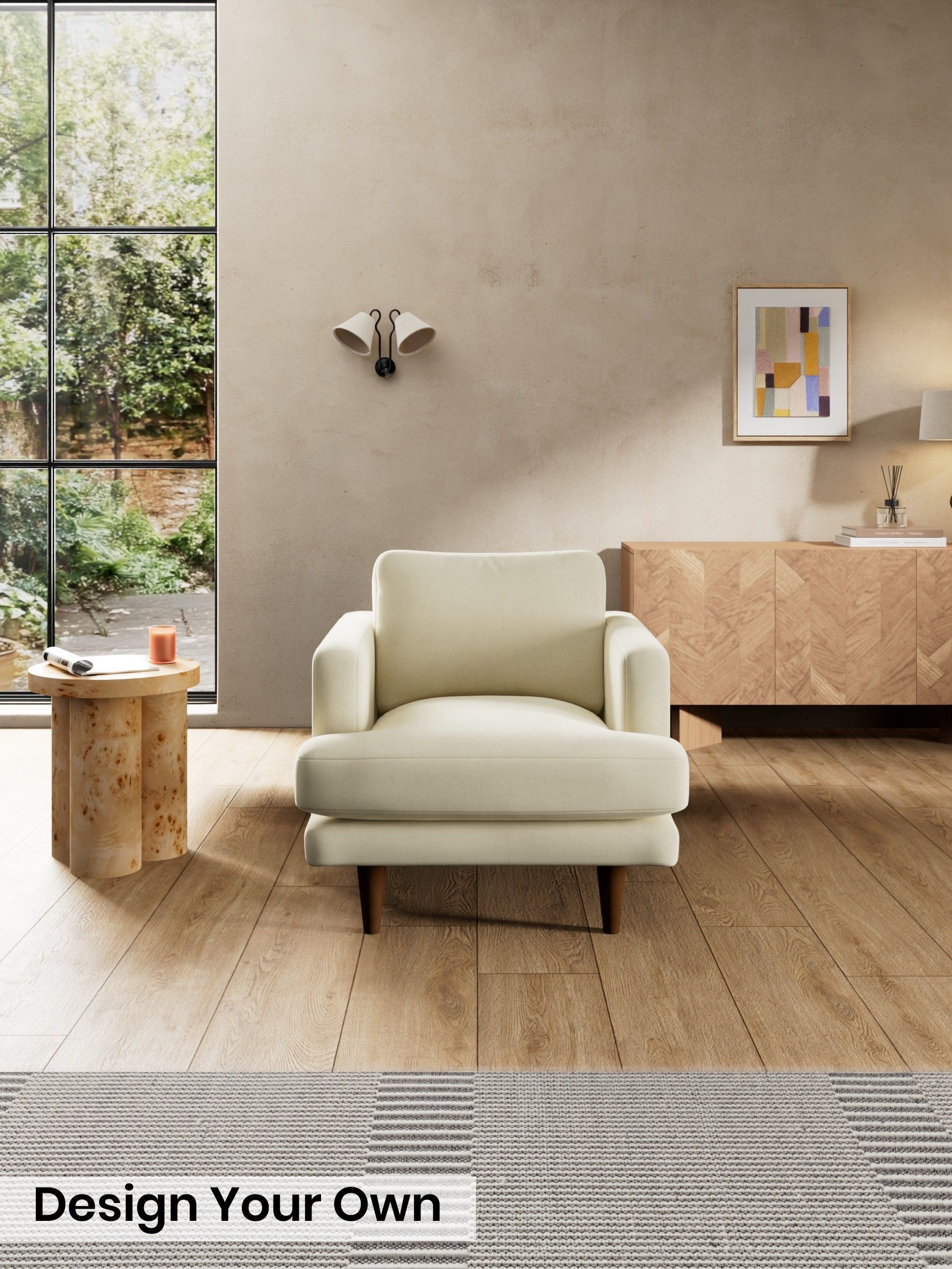 Etched Chenille/Soft Ecru Natural - Otis By Made
