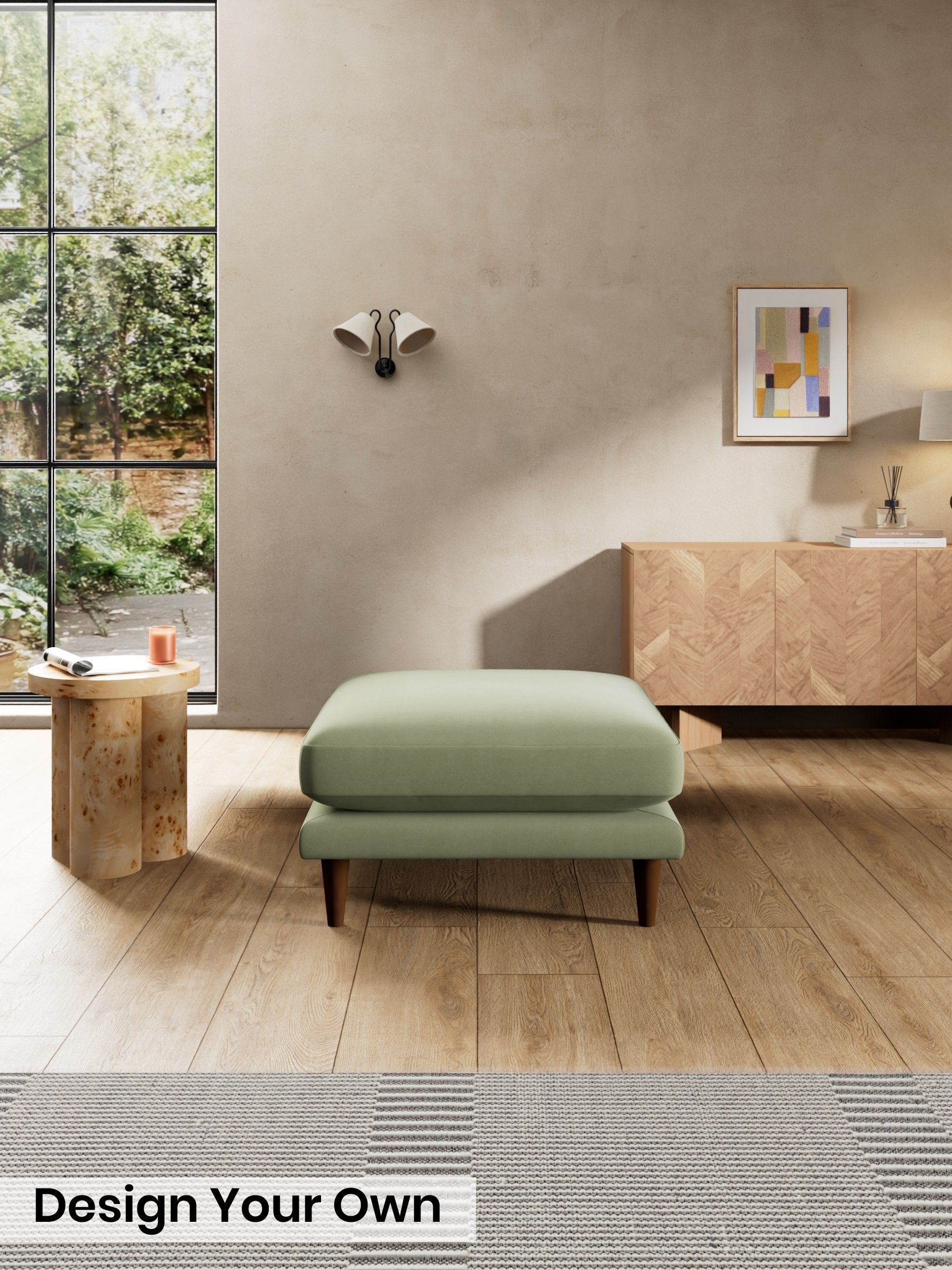Cotton Velvet Blend/Sage Green - Otis By Made
