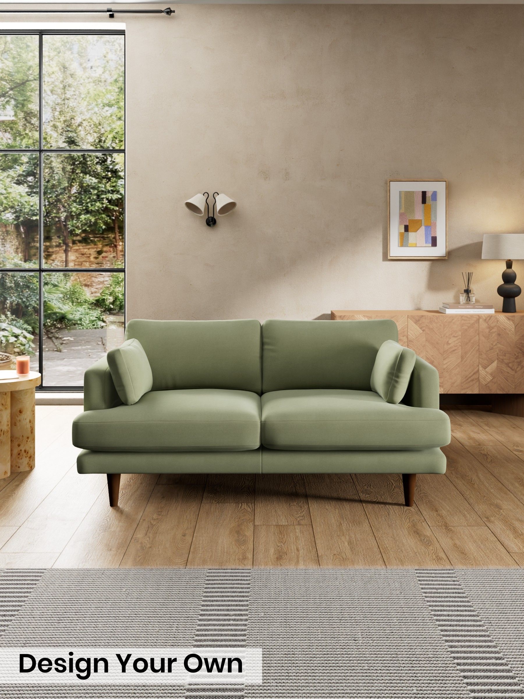 Cotton Velvet Blend/Sage Green - Otis By Made