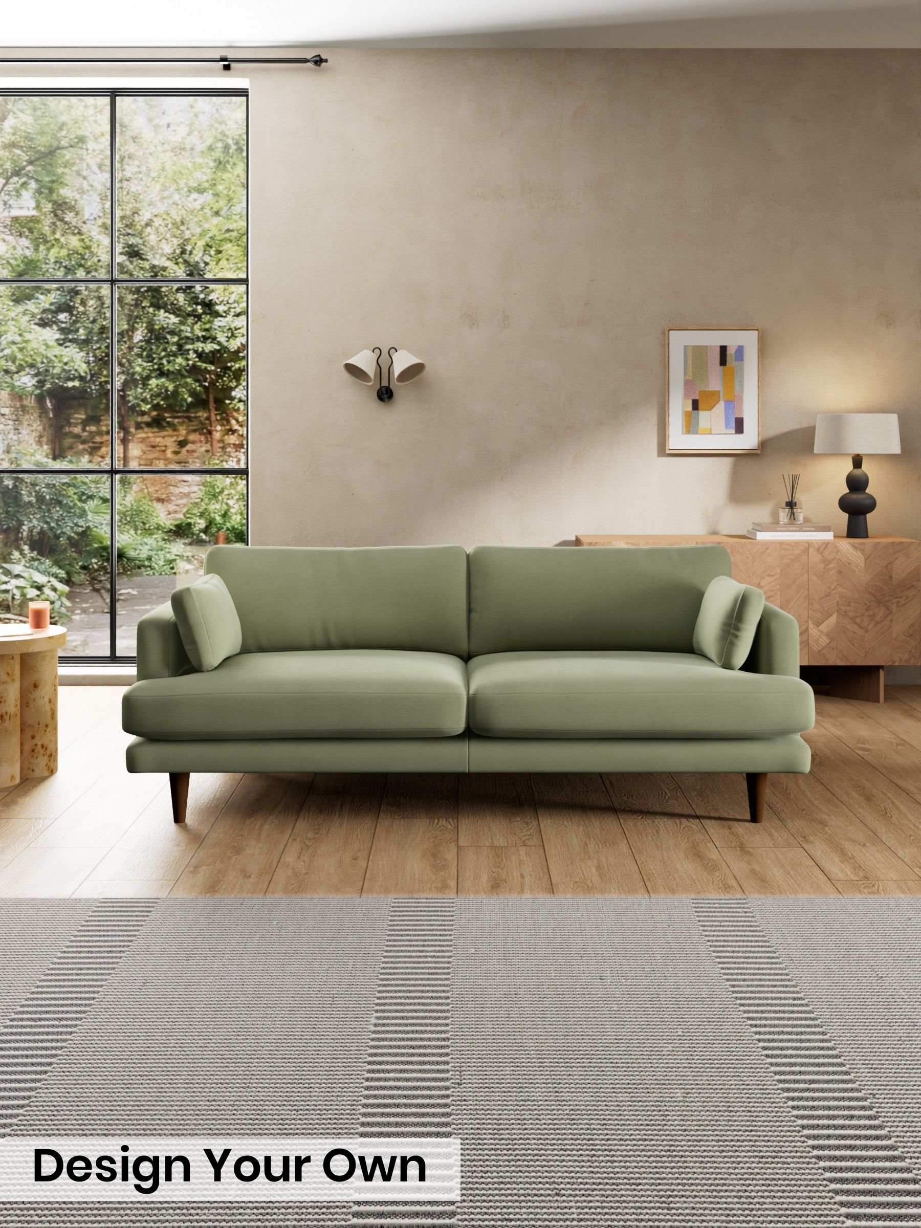Cotton Velvet Blend/Sage Green - Otis By Made