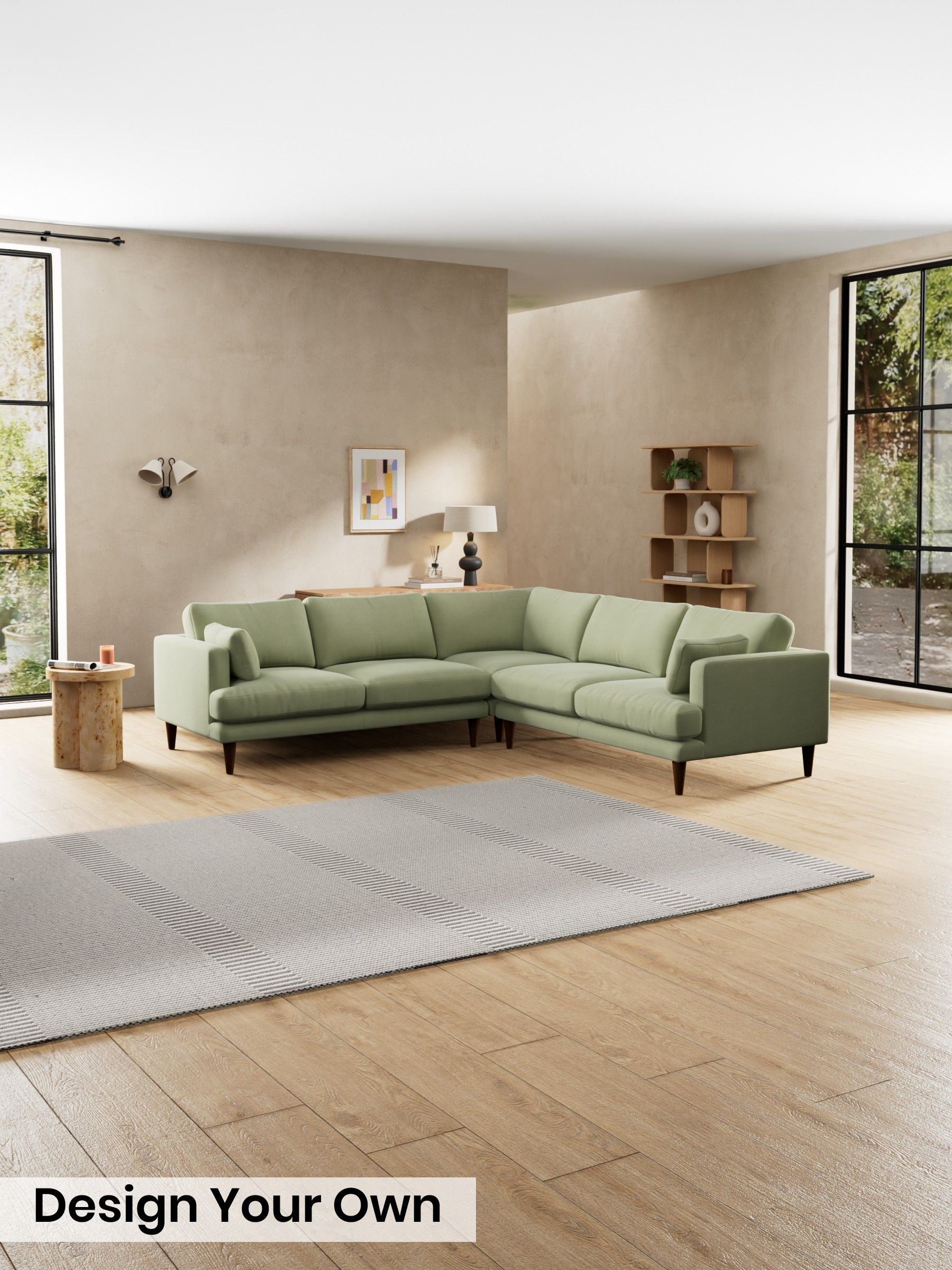 Cotton Velvet Blend/Sage Green - Otis By Made