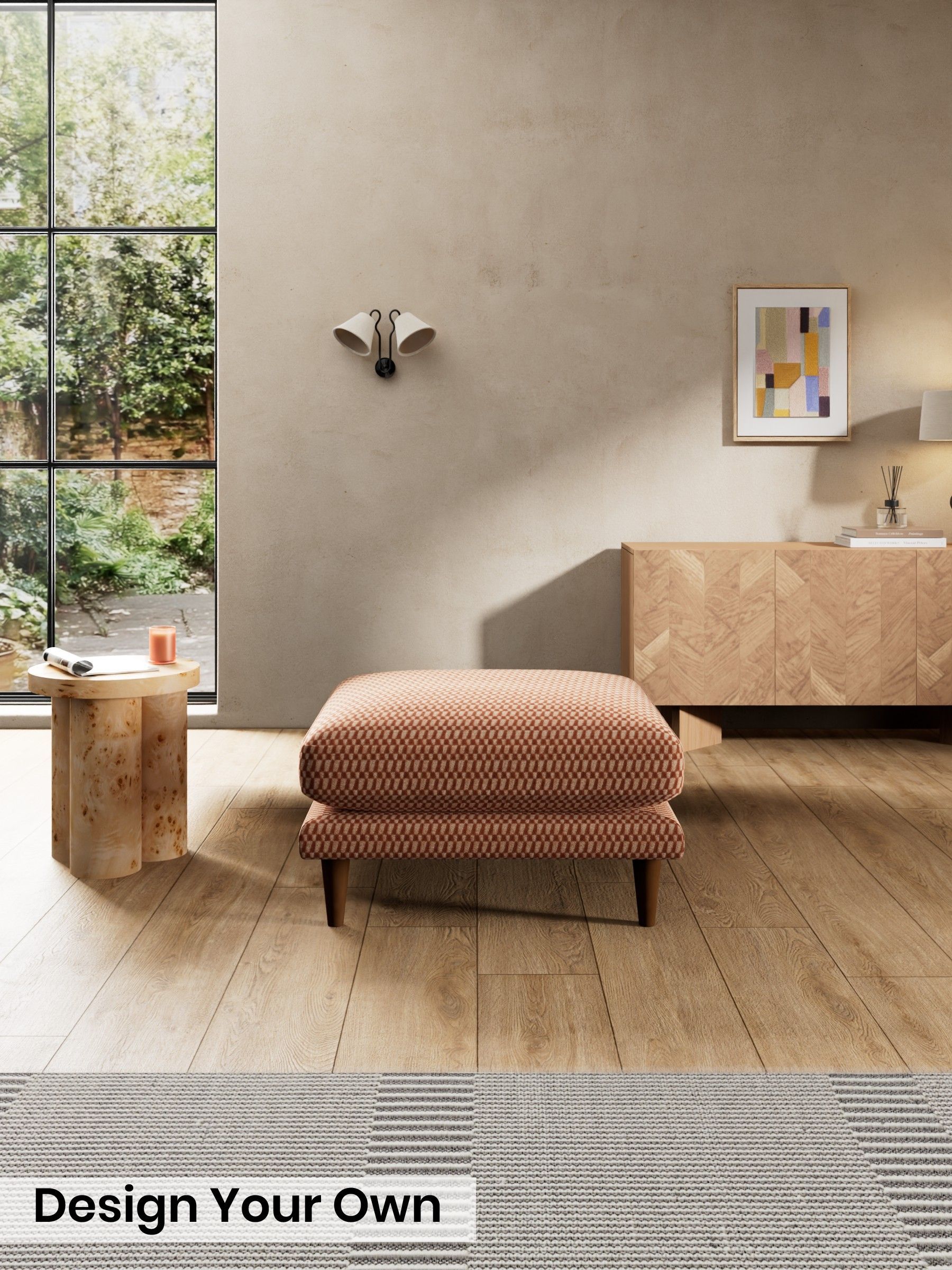 Lanzo Plush Weave/Rust Orange - Otis By Made