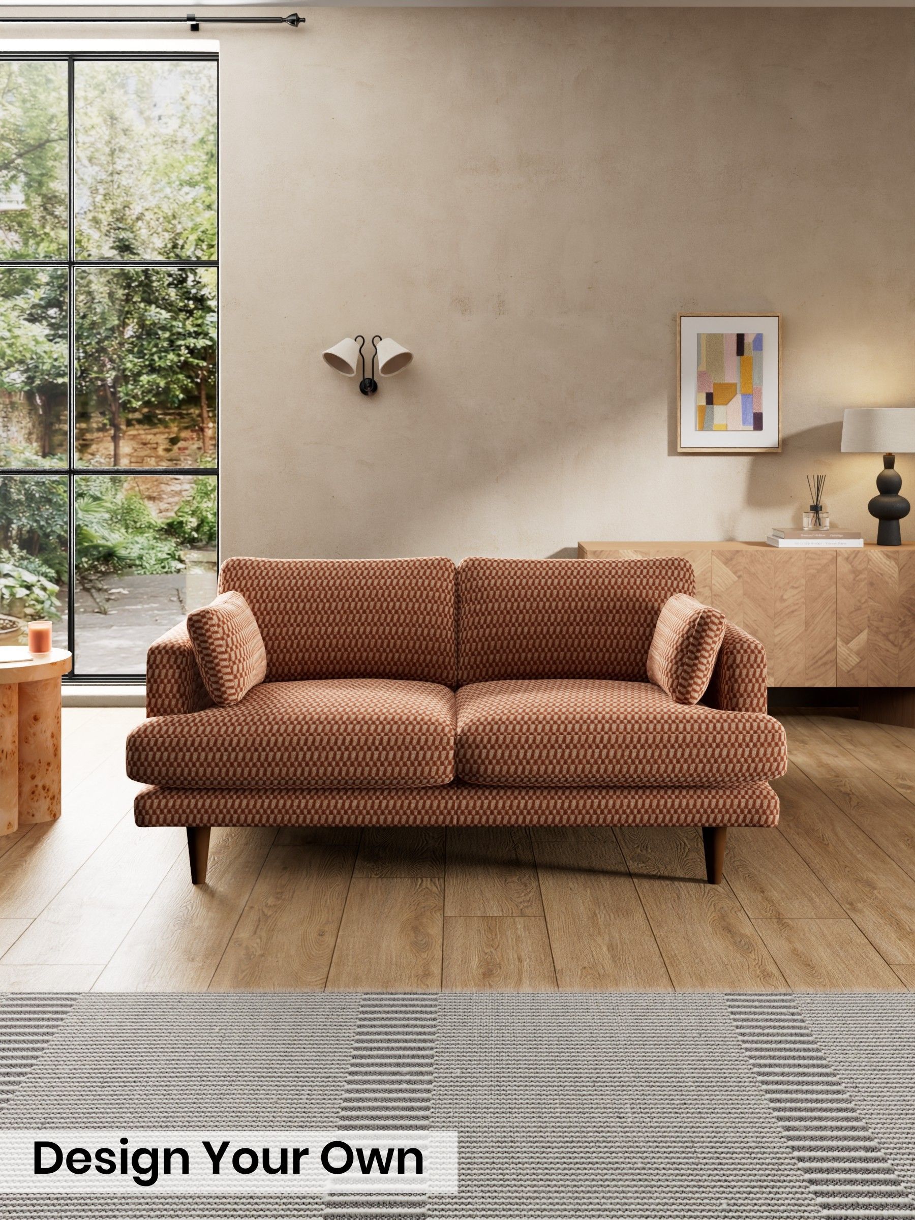 Lanzo Plush Weave/Rust Orange - Otis By Made