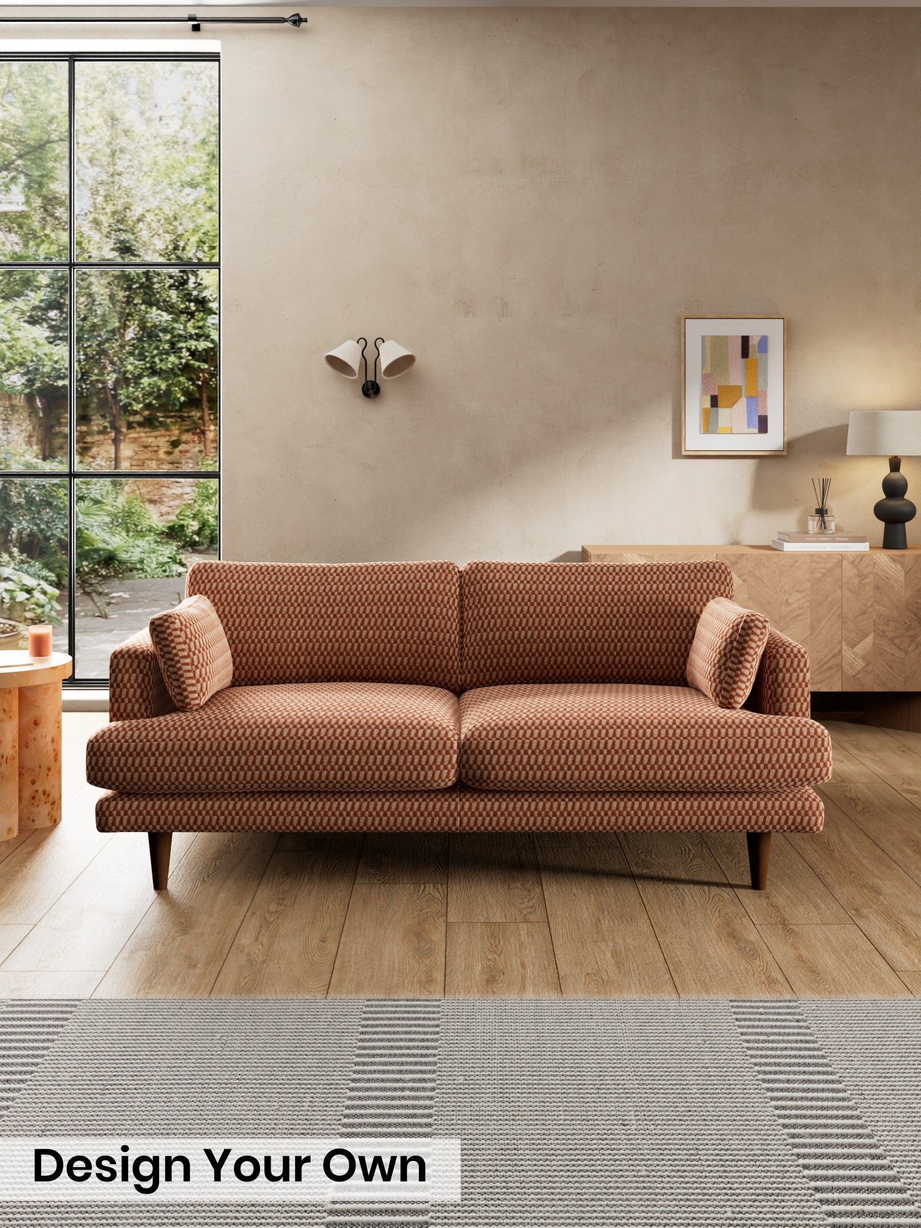 Lanzo Plush Weave/Rust Orange - Otis By Made