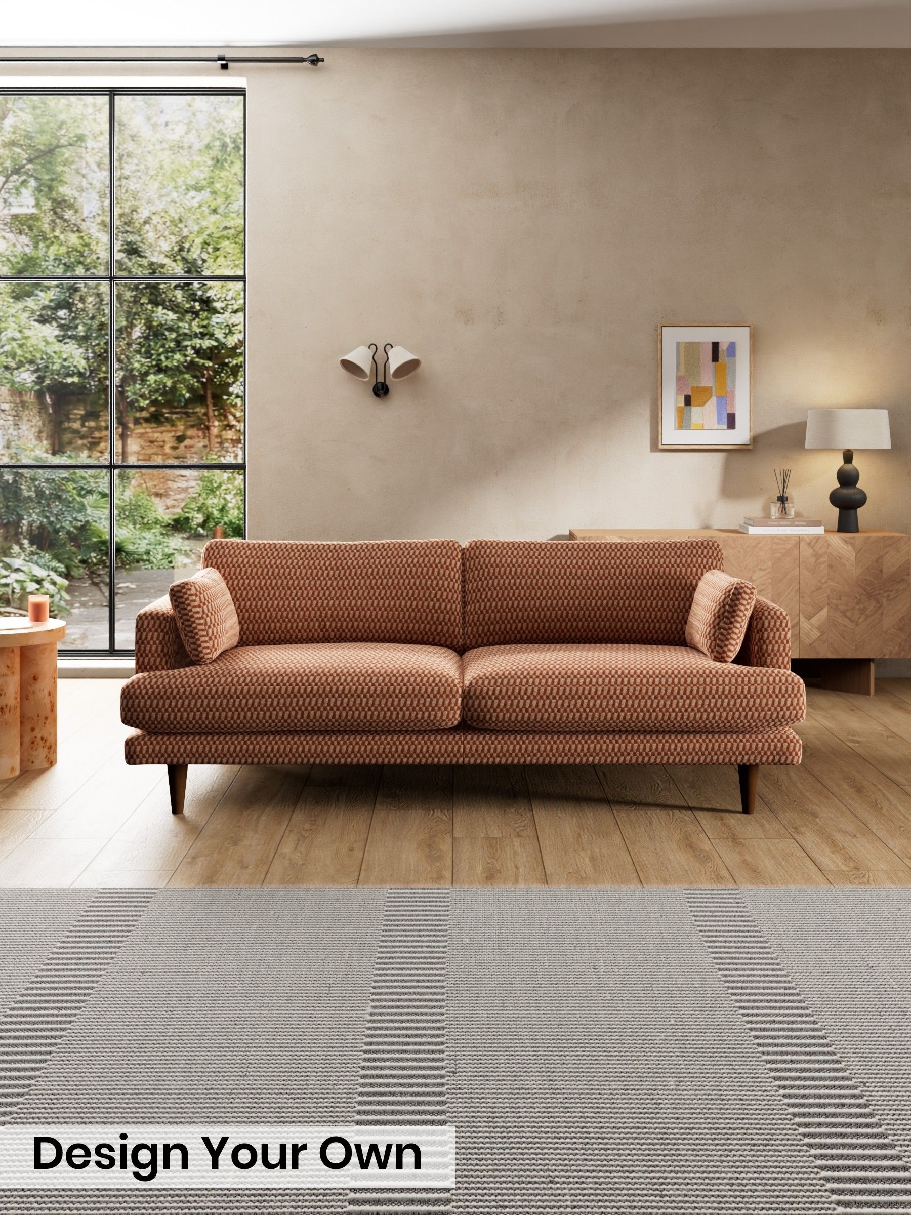 Lanzo Plush Weave/Rust Orange - Otis By Made