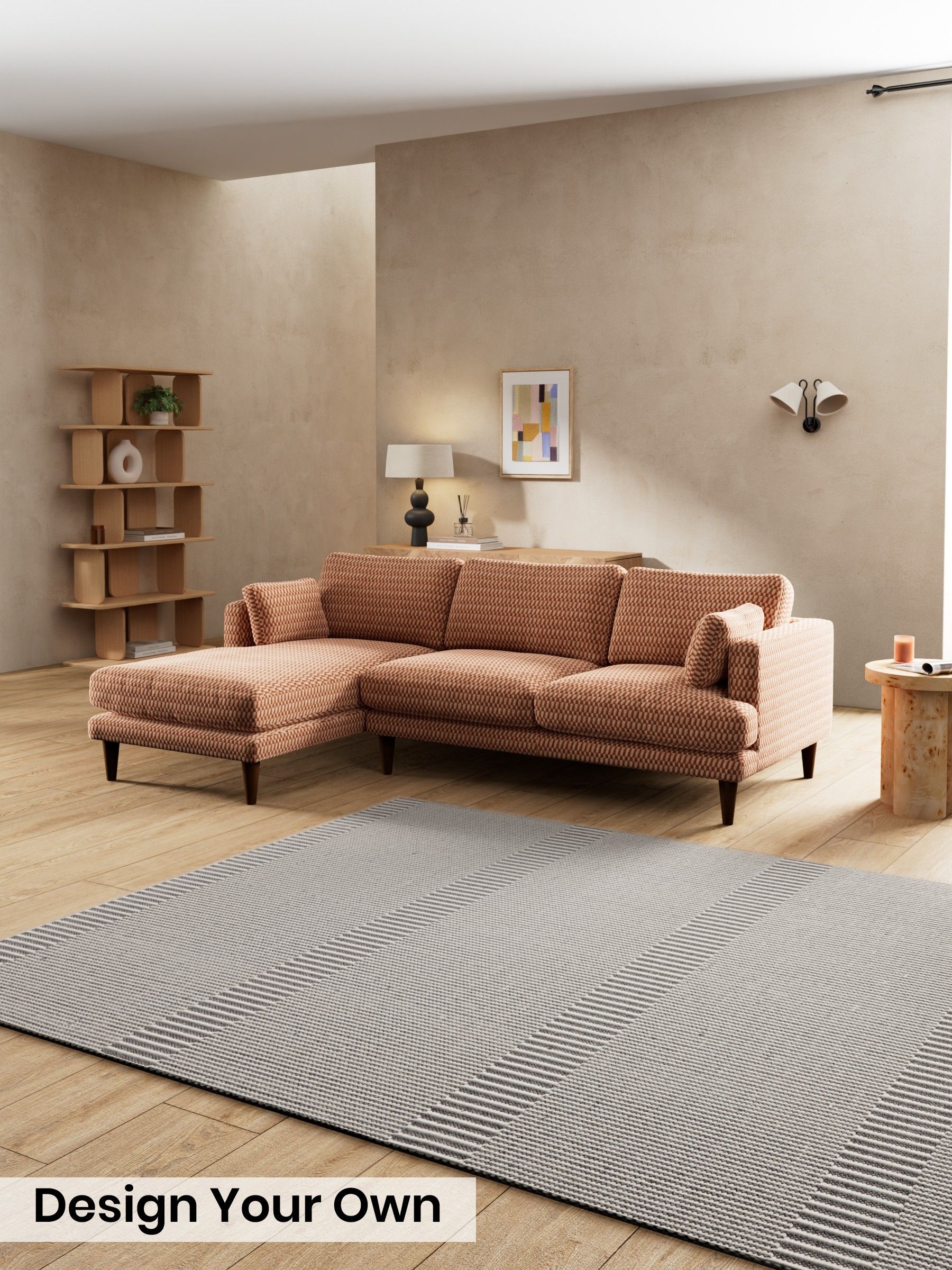 Lanzo Plush Weave/Rust Orange - Otis By Made