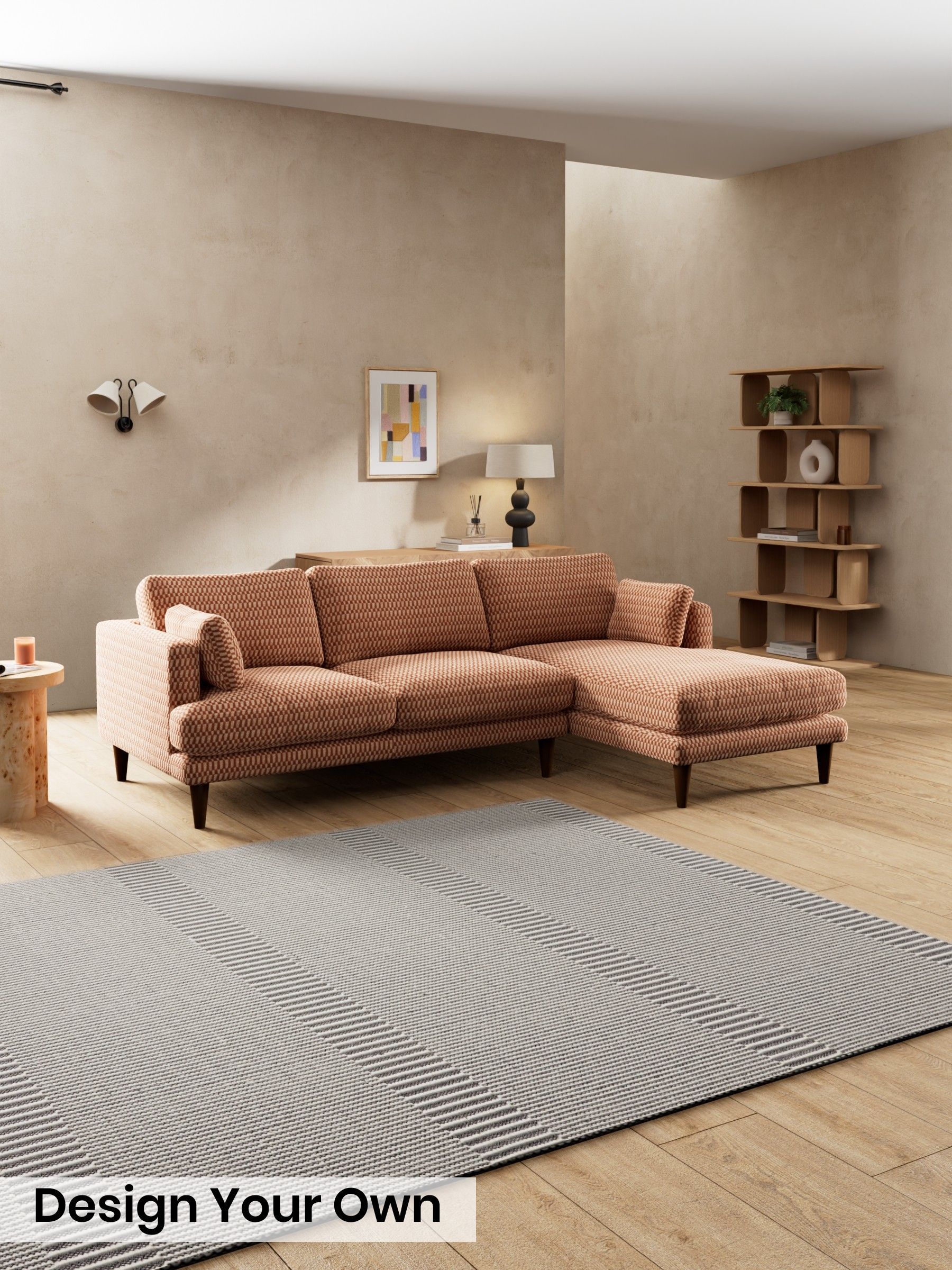 Lanzo Plush Weave/Rust Orange - Otis By Made