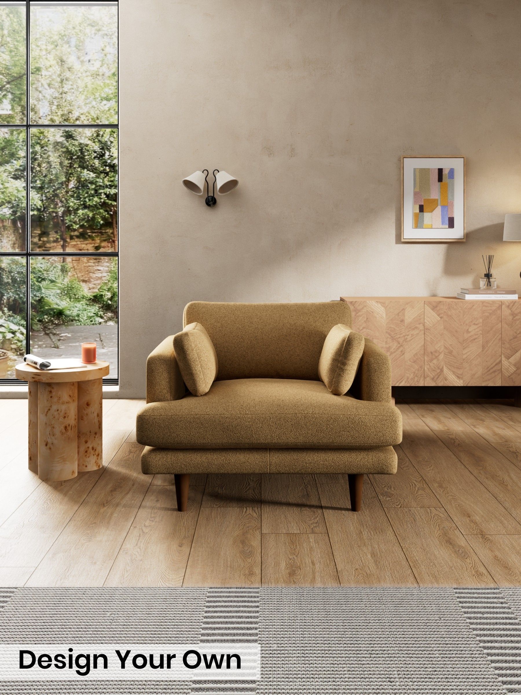 Soft Touch Boucle/Caramel Natural - Otis By Made