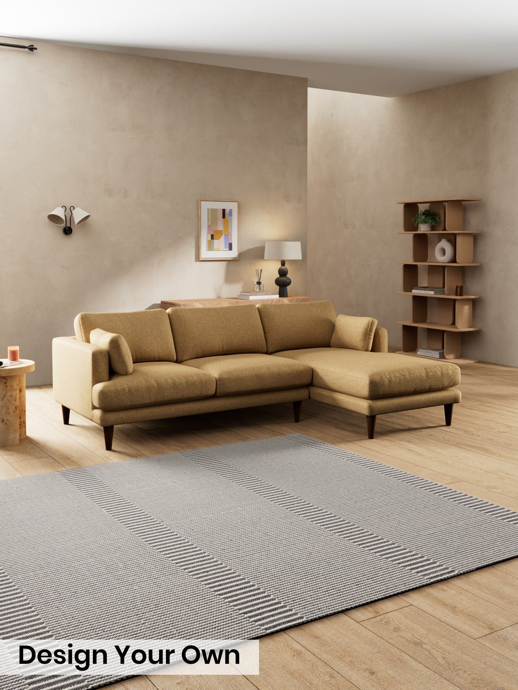 Soft Touch Boucle/Caramel Natural - Otis By Made