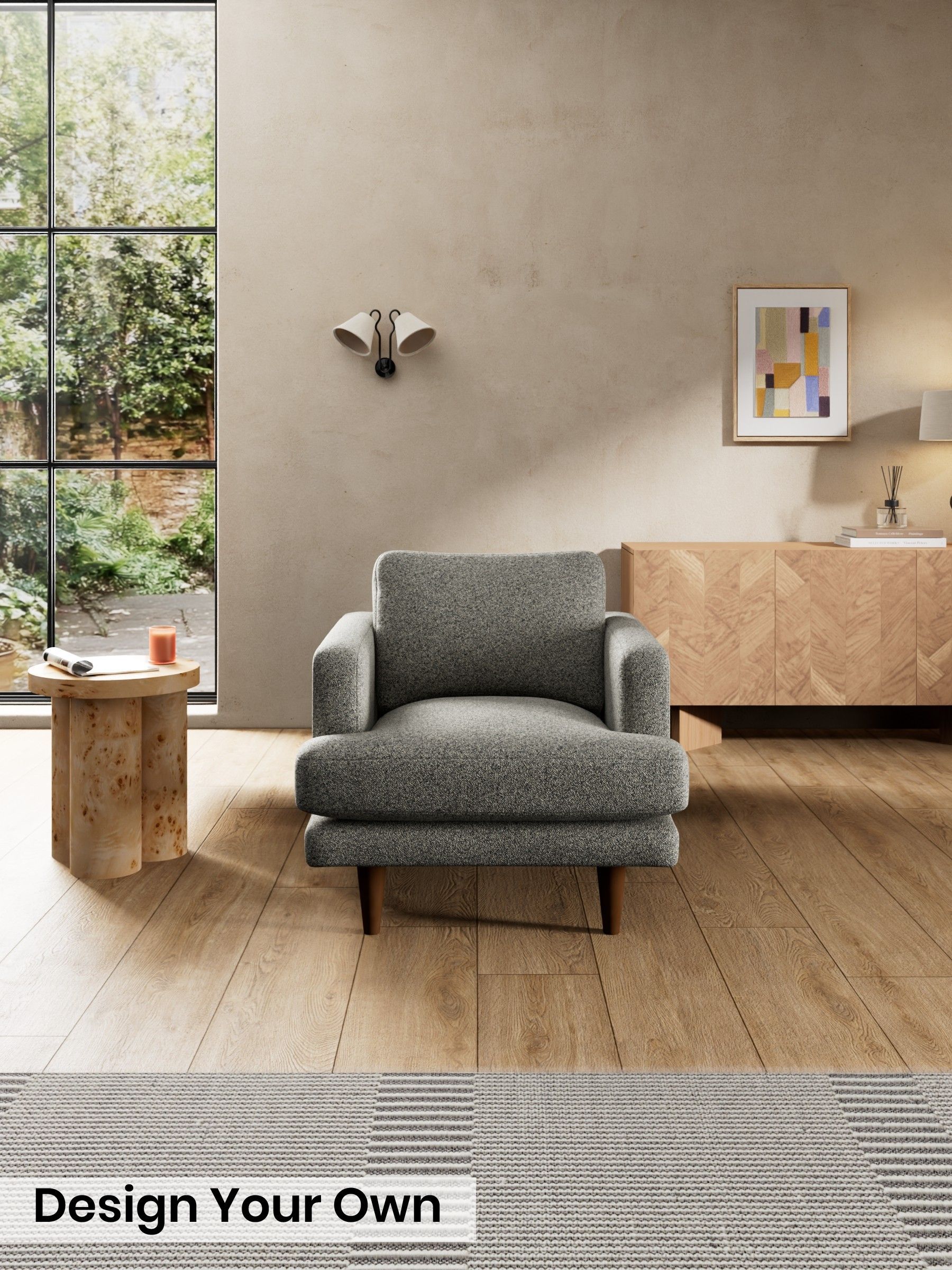 Soft Touch Boucle/Grey Marl - Otis By Made
