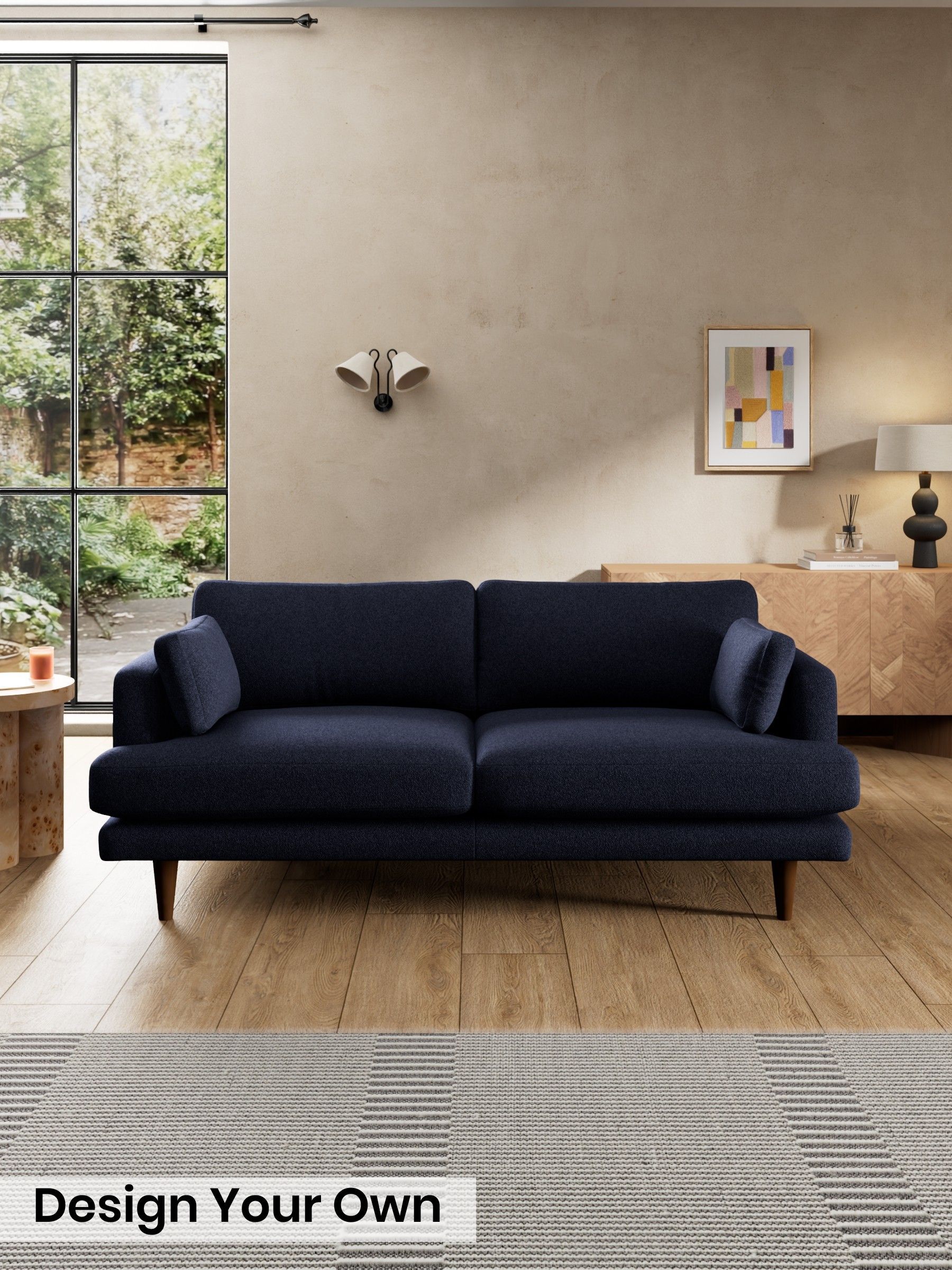 Soft Touch Boucle/Navy Blue - Otis By Made