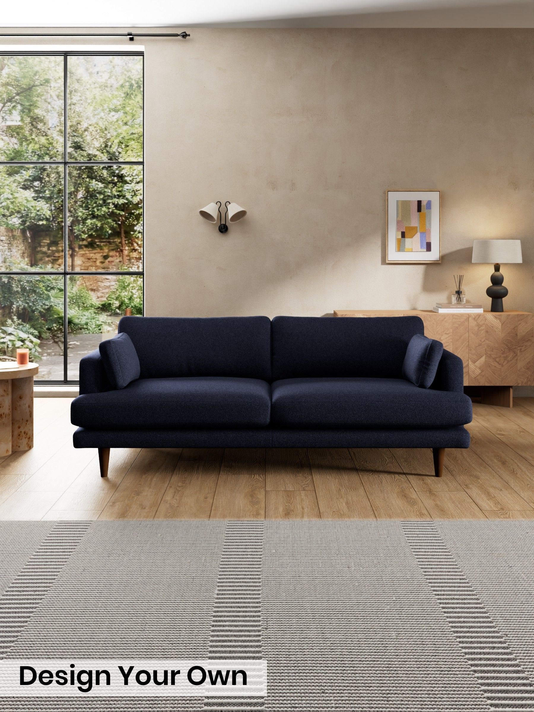 Soft Touch Boucle/Navy Blue - Otis By Made