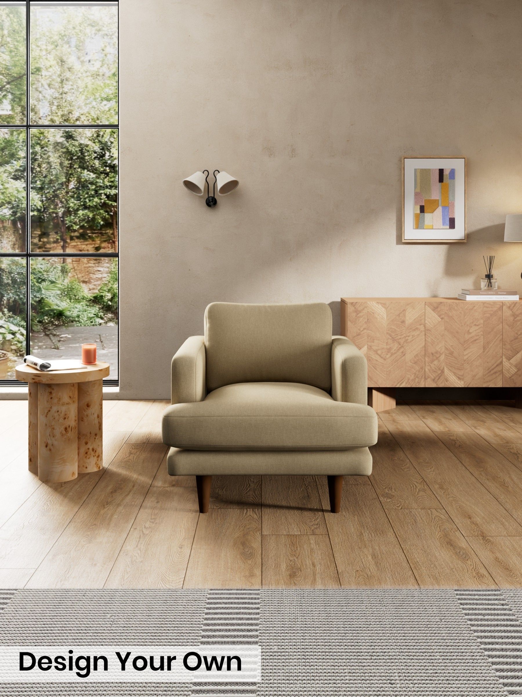 Textured Slub Weave/Caramel Natural - Otis By Made