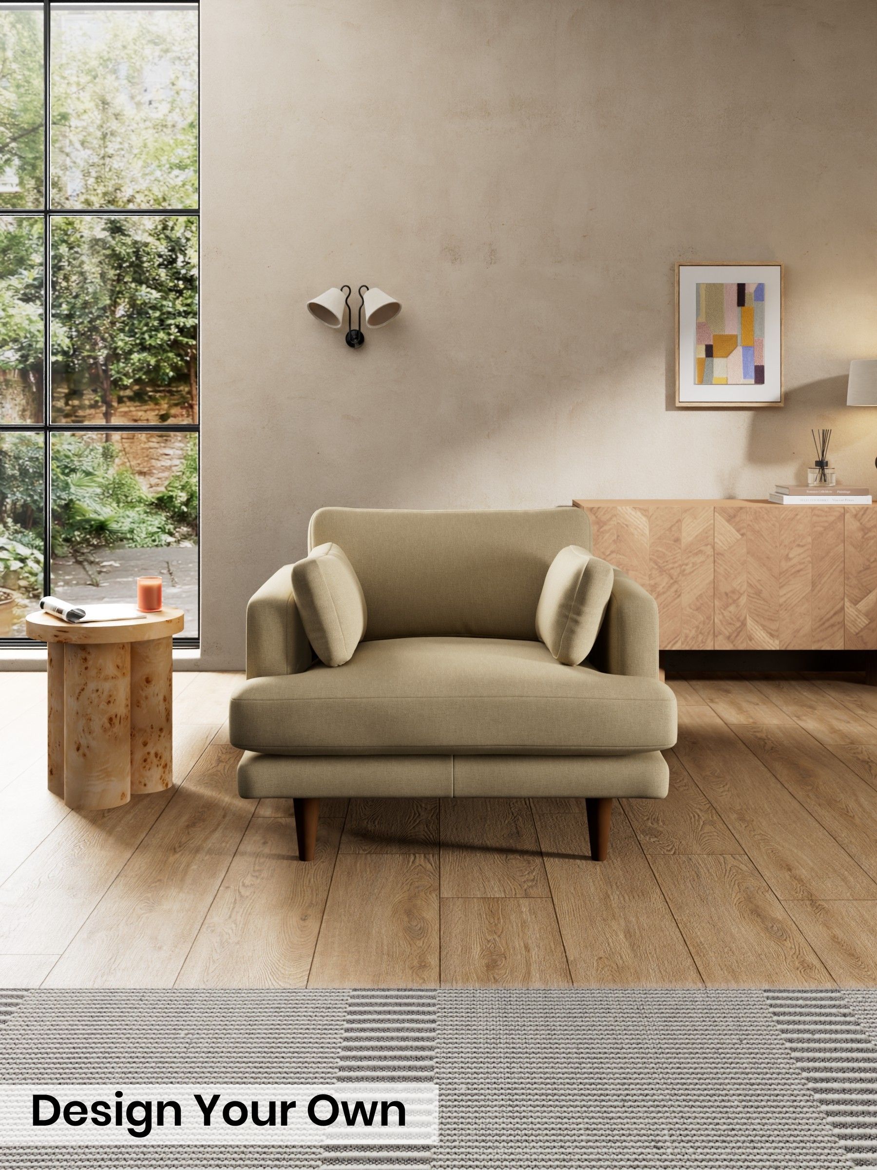 Textured Slub Weave/Caramel Natural - Otis By Made