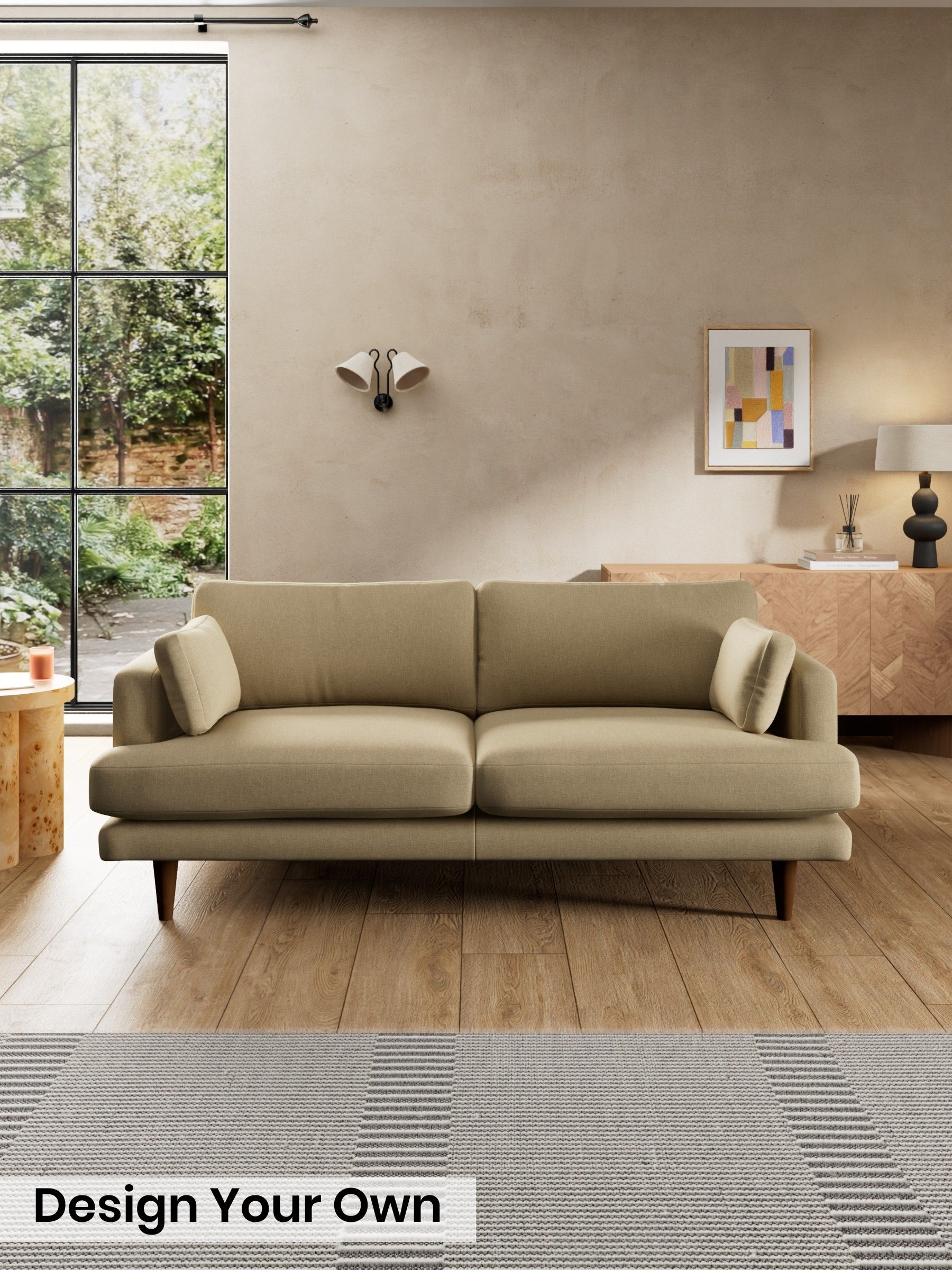 Textured Slub Weave/Caramel Natural - Otis By Made