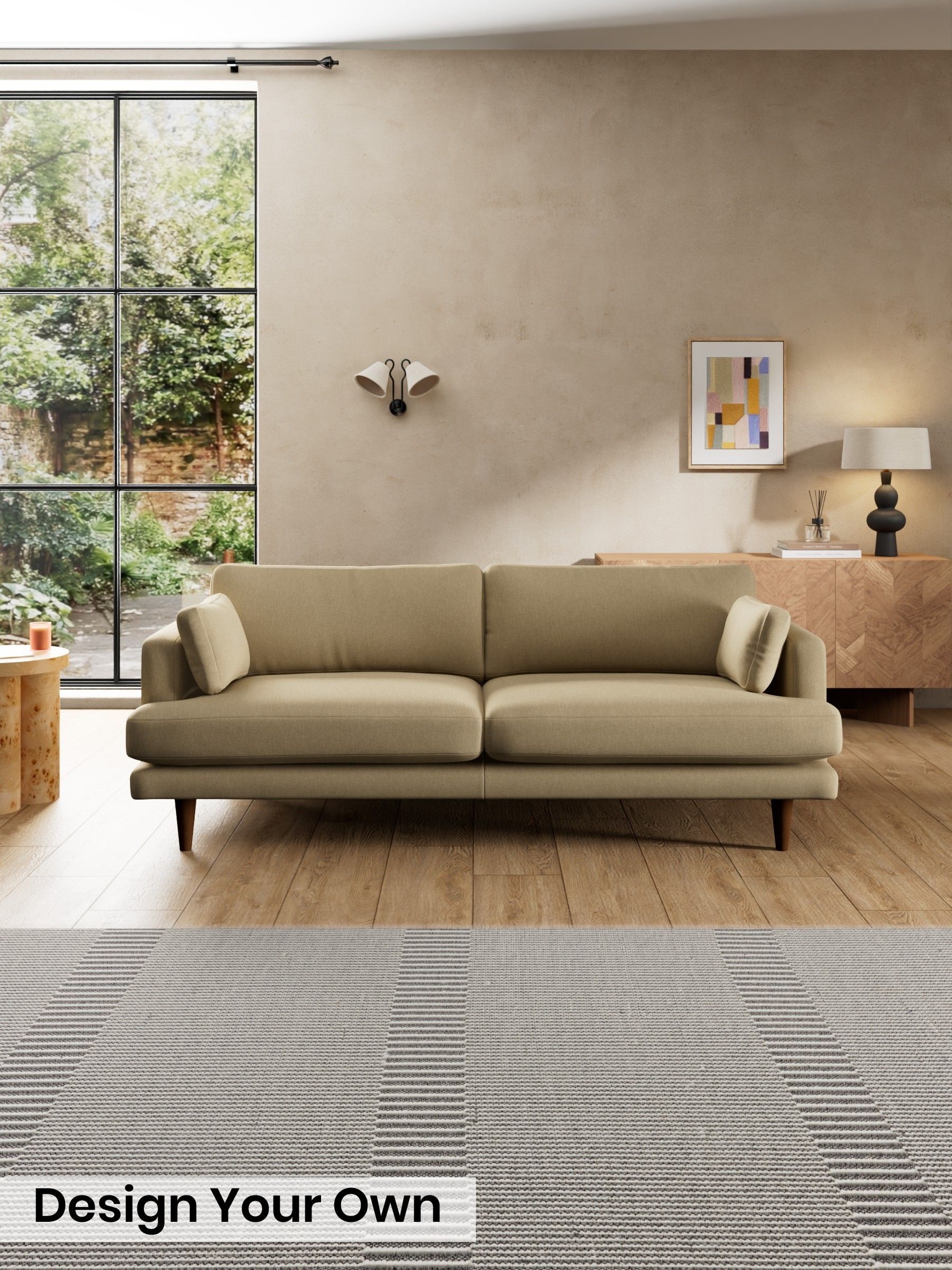 Textured Slub Weave/Caramel Natural - Otis By Made