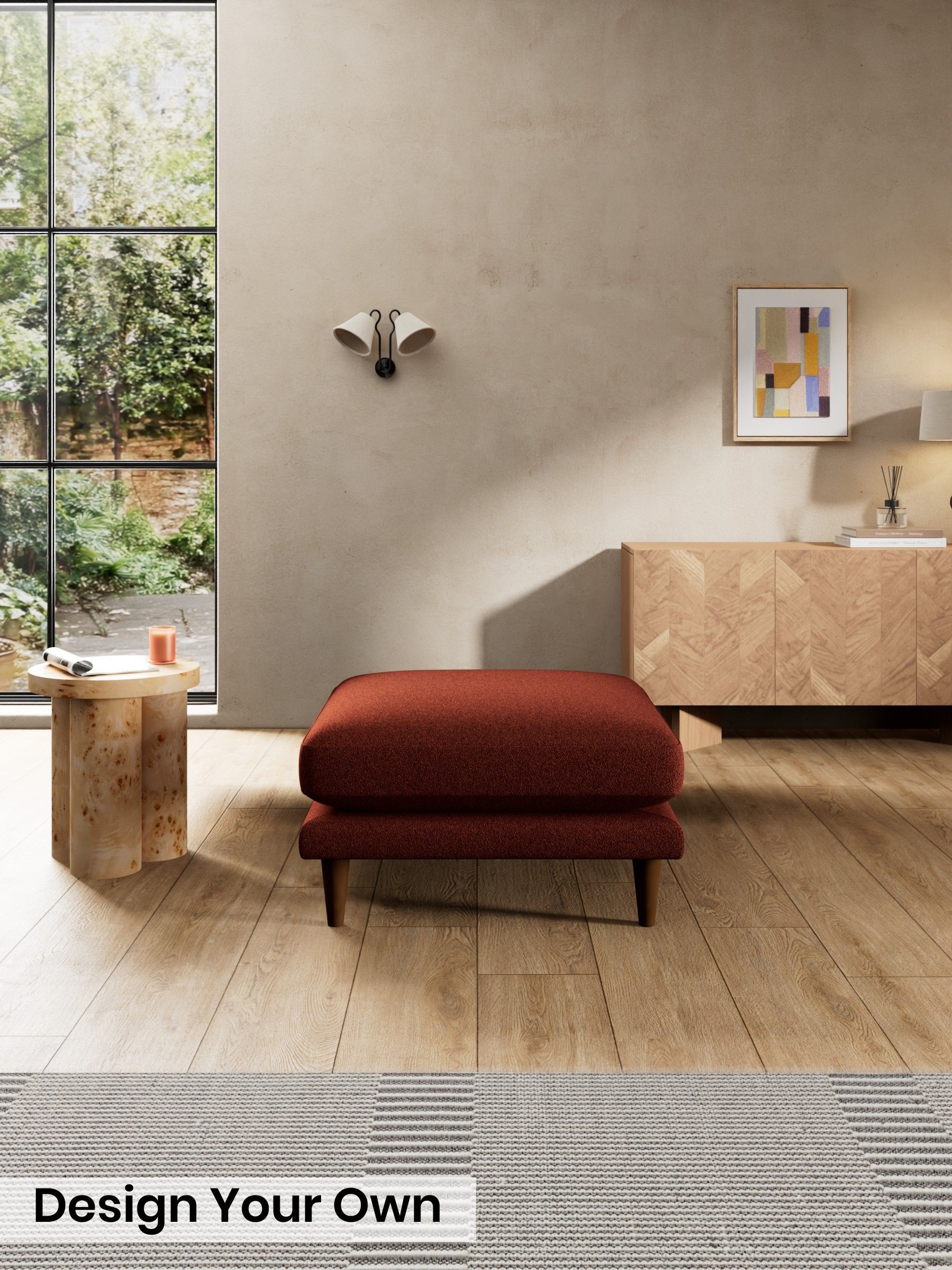 Soft Touch Boucle/Rust Orange - Otis By Made