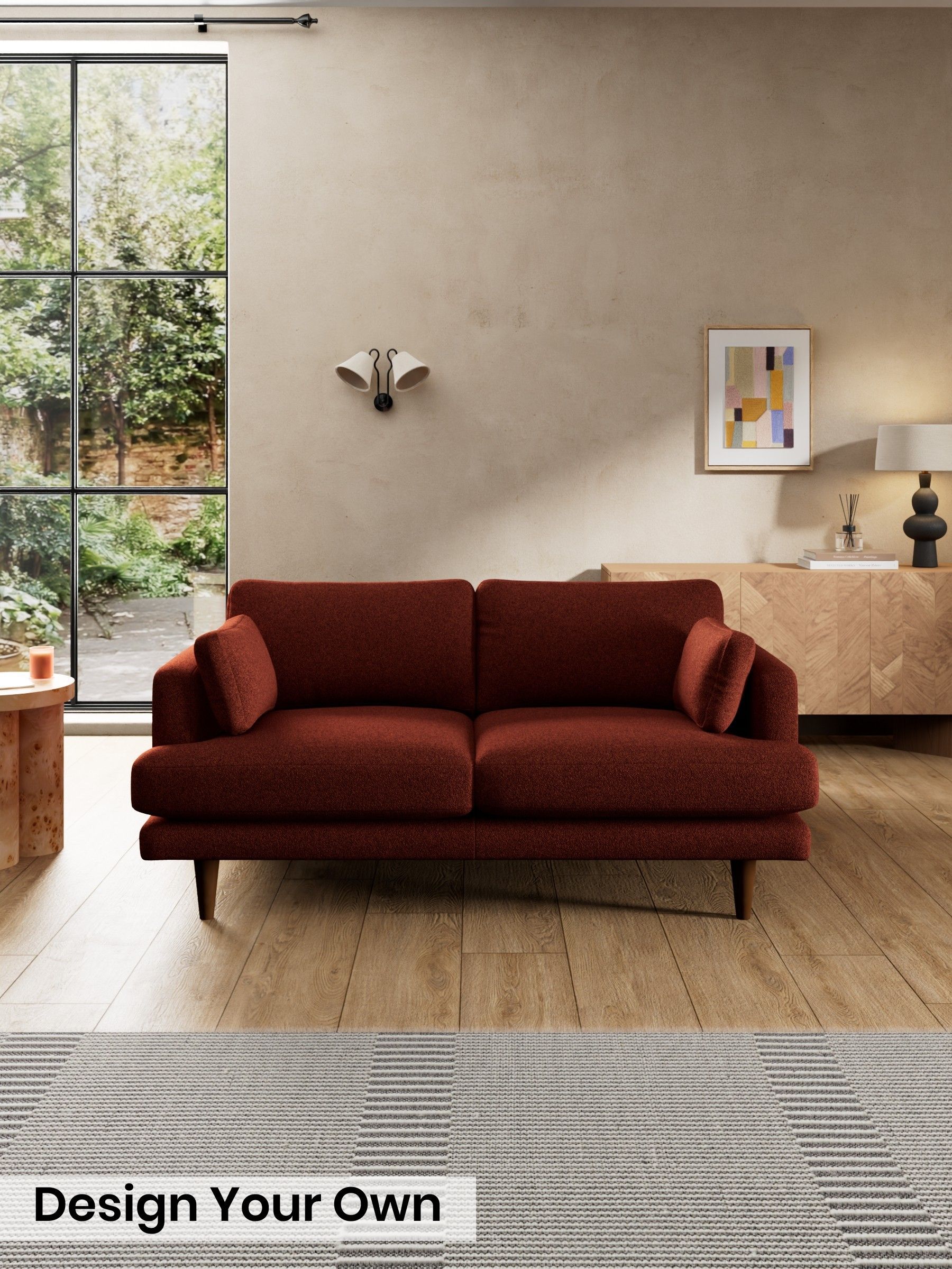 Soft Touch Boucle/Rust Orange - Otis By Made