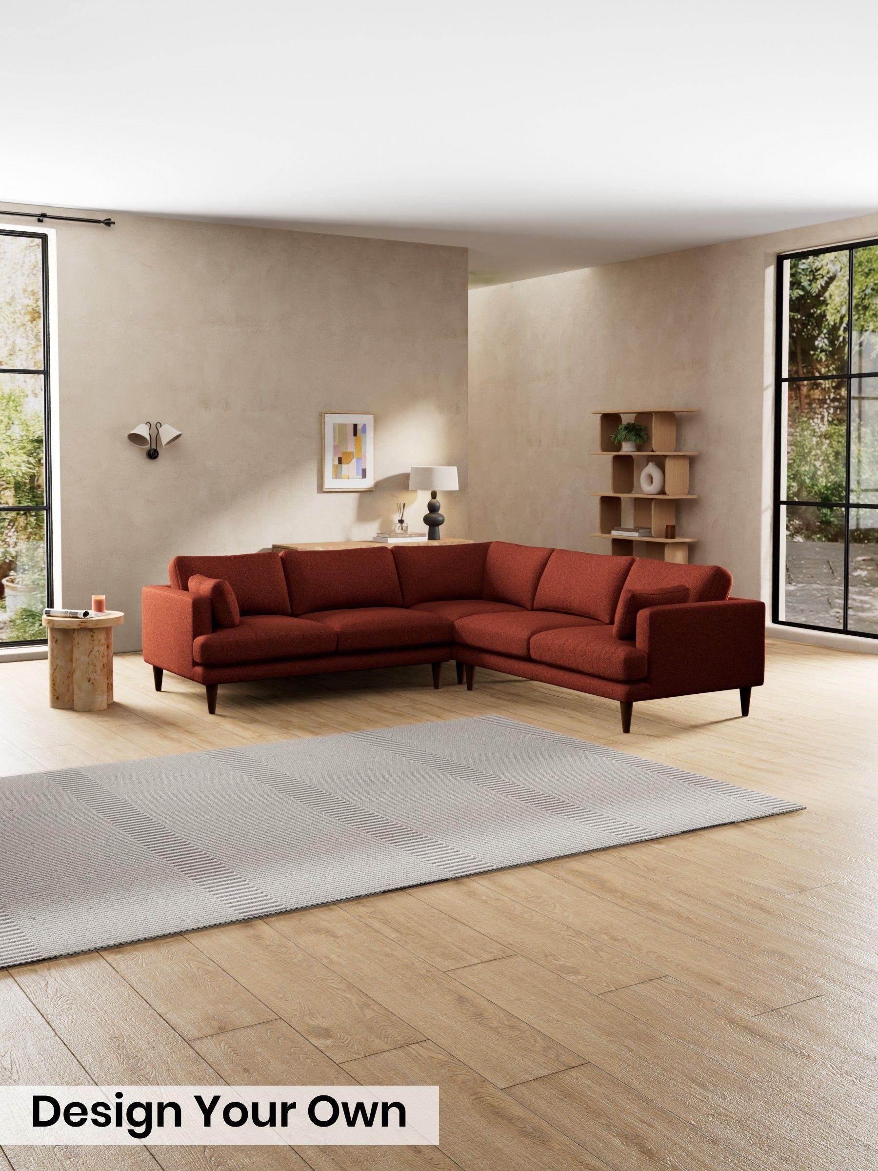 Soft Touch Boucle/Rust Orange - Otis By Made