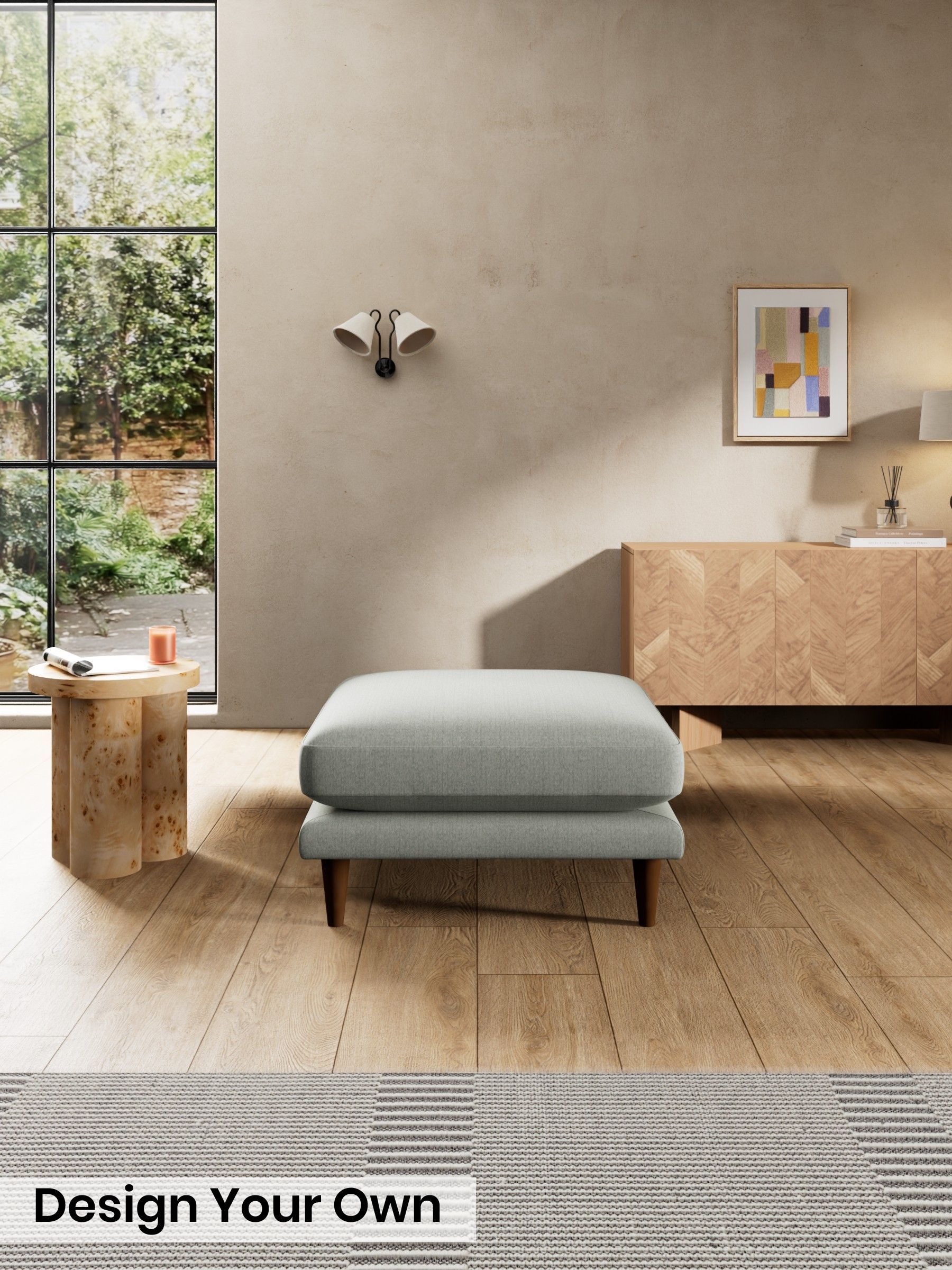 Textured Slub Weave/Pumice Grey - Otis By Made