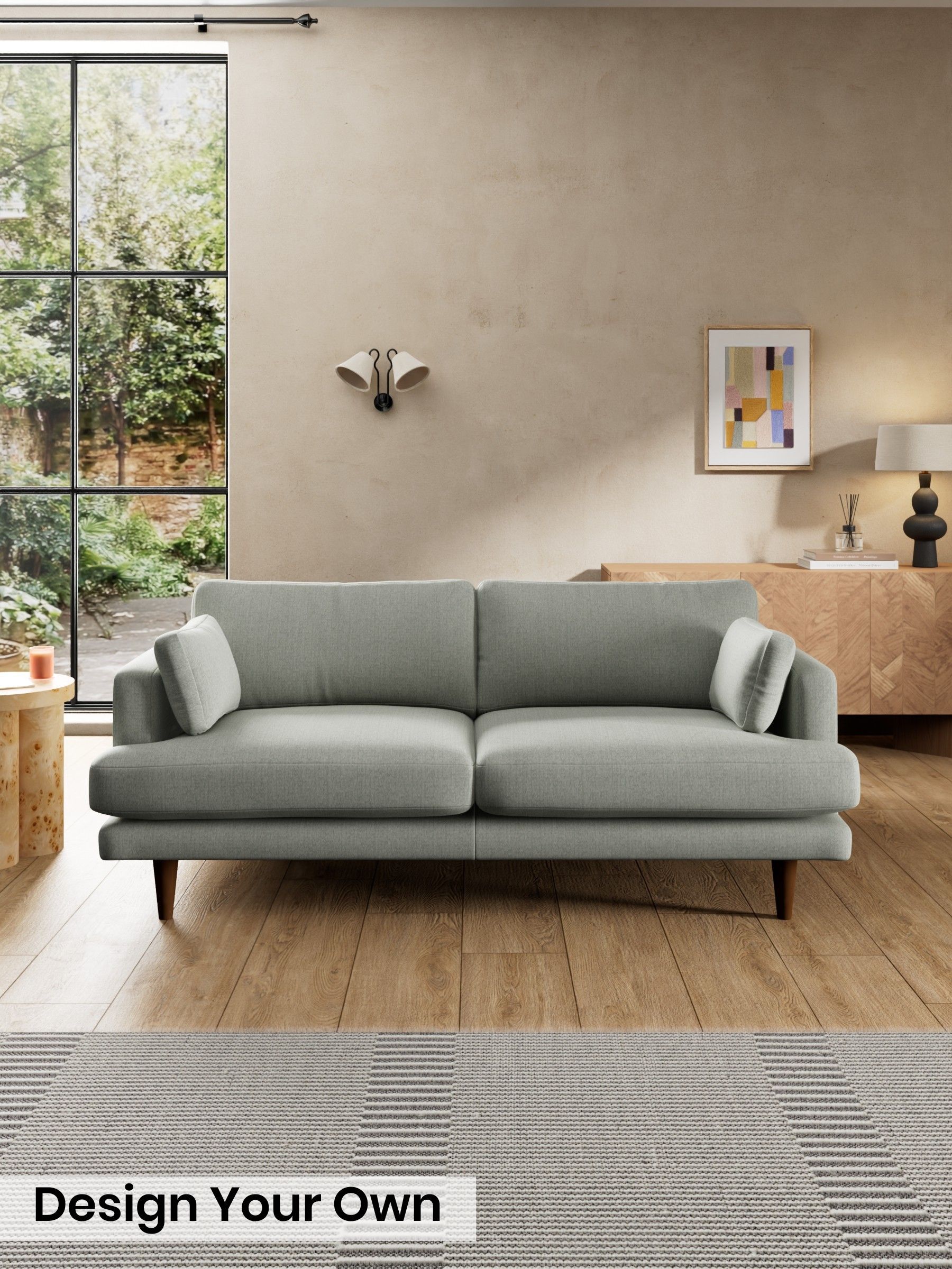 Textured Slub Weave/Pumice Grey - Otis By Made
