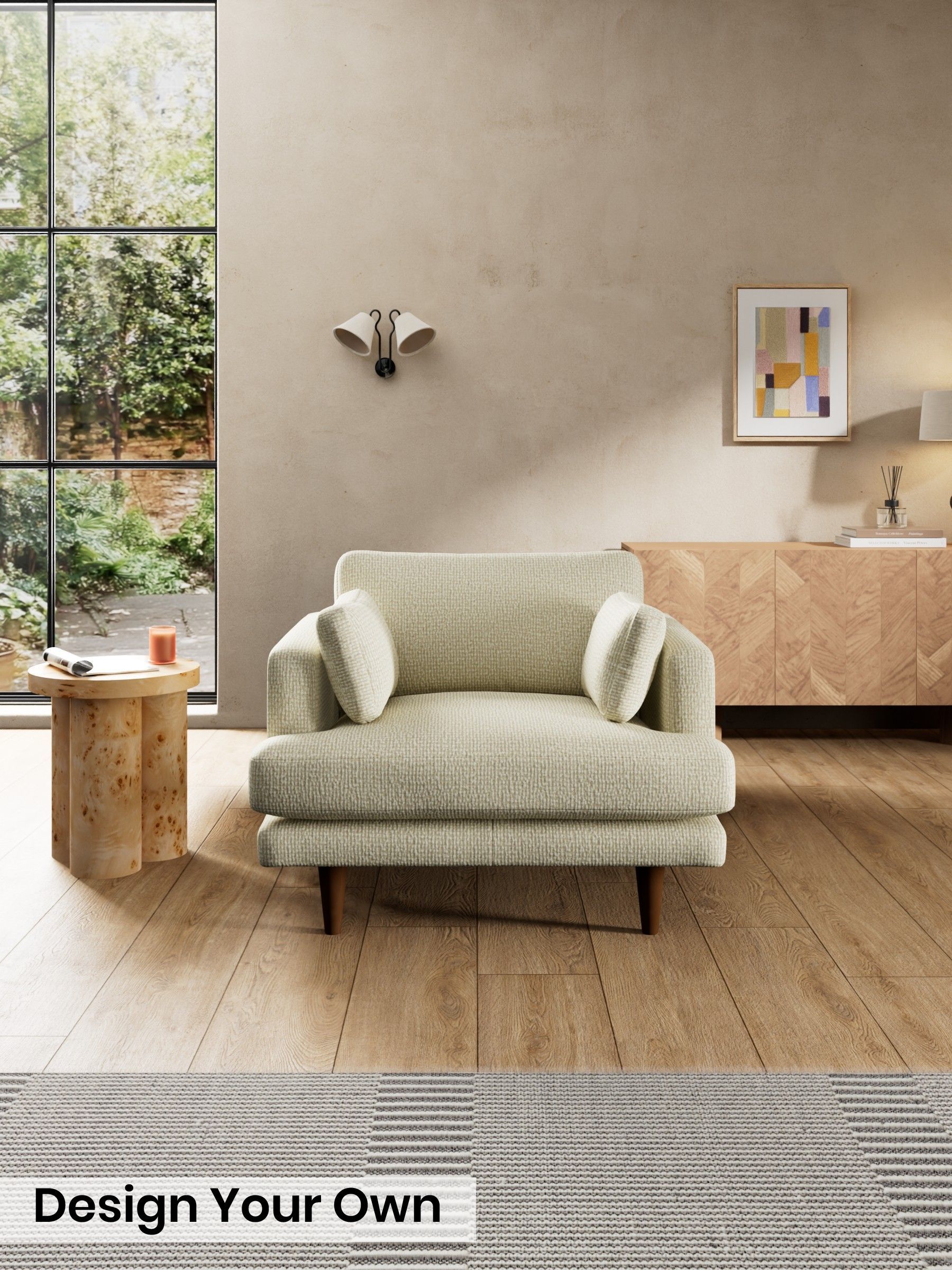 Tonal Boucle/Natural Oatmeal - Otis By Made
