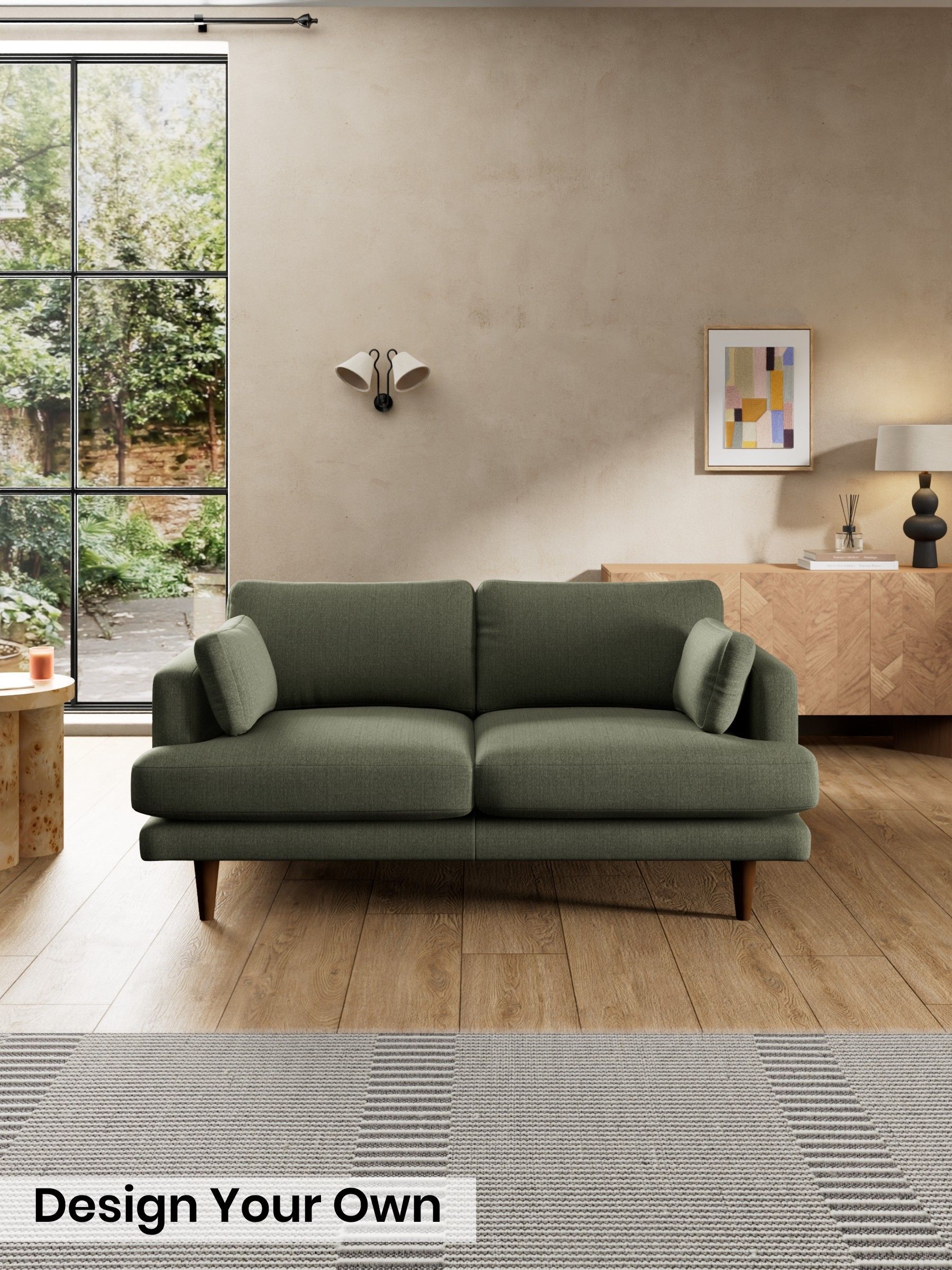 Textured Slub Weave/Soft Olive Green - Otis By Made