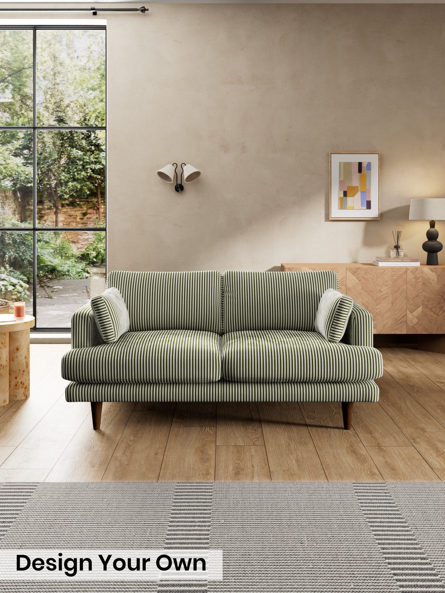 Velvet Stripe/Olive Green - Otis By Made