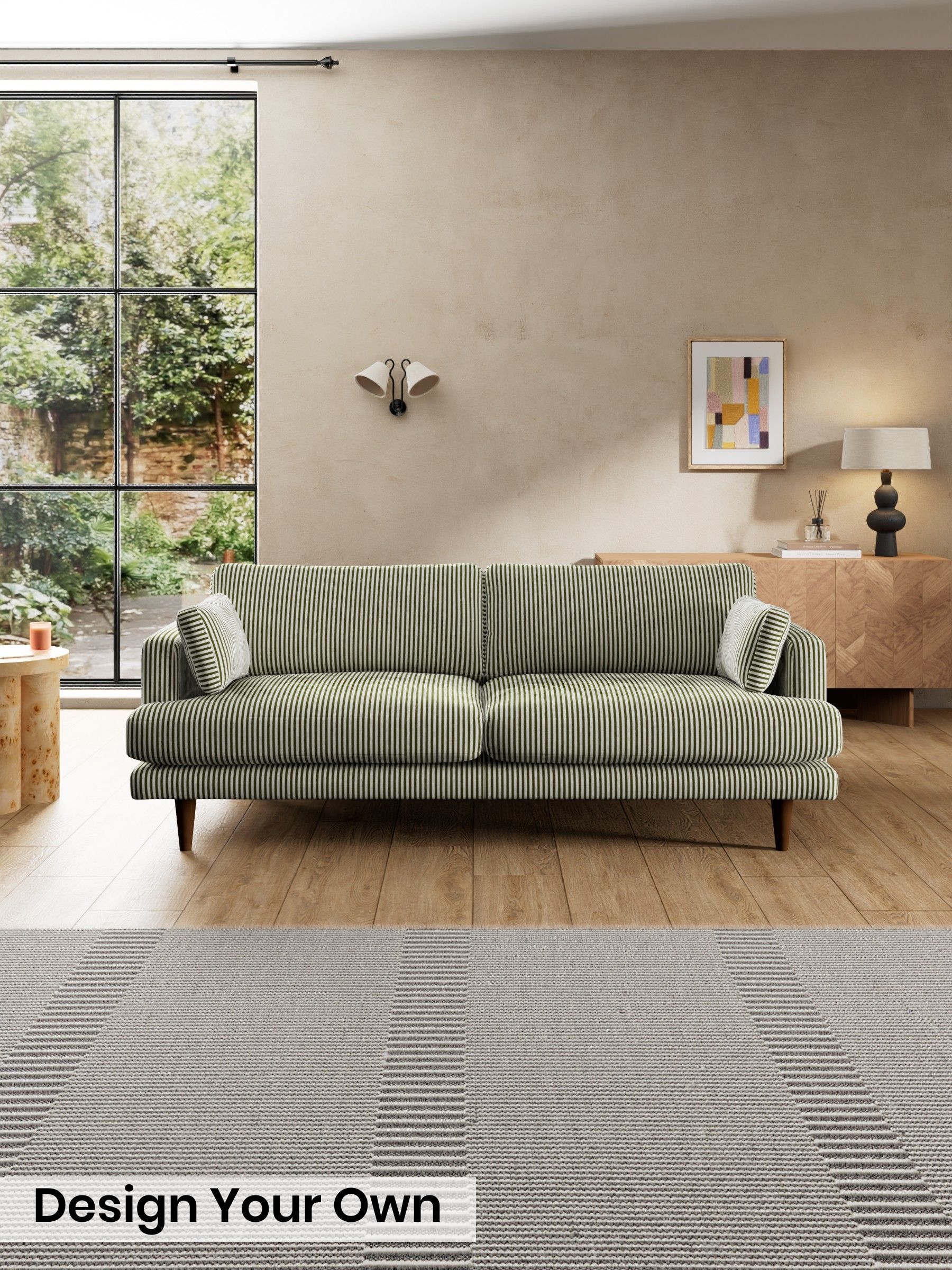 Velvet Stripe/Olive Green - Otis By Made