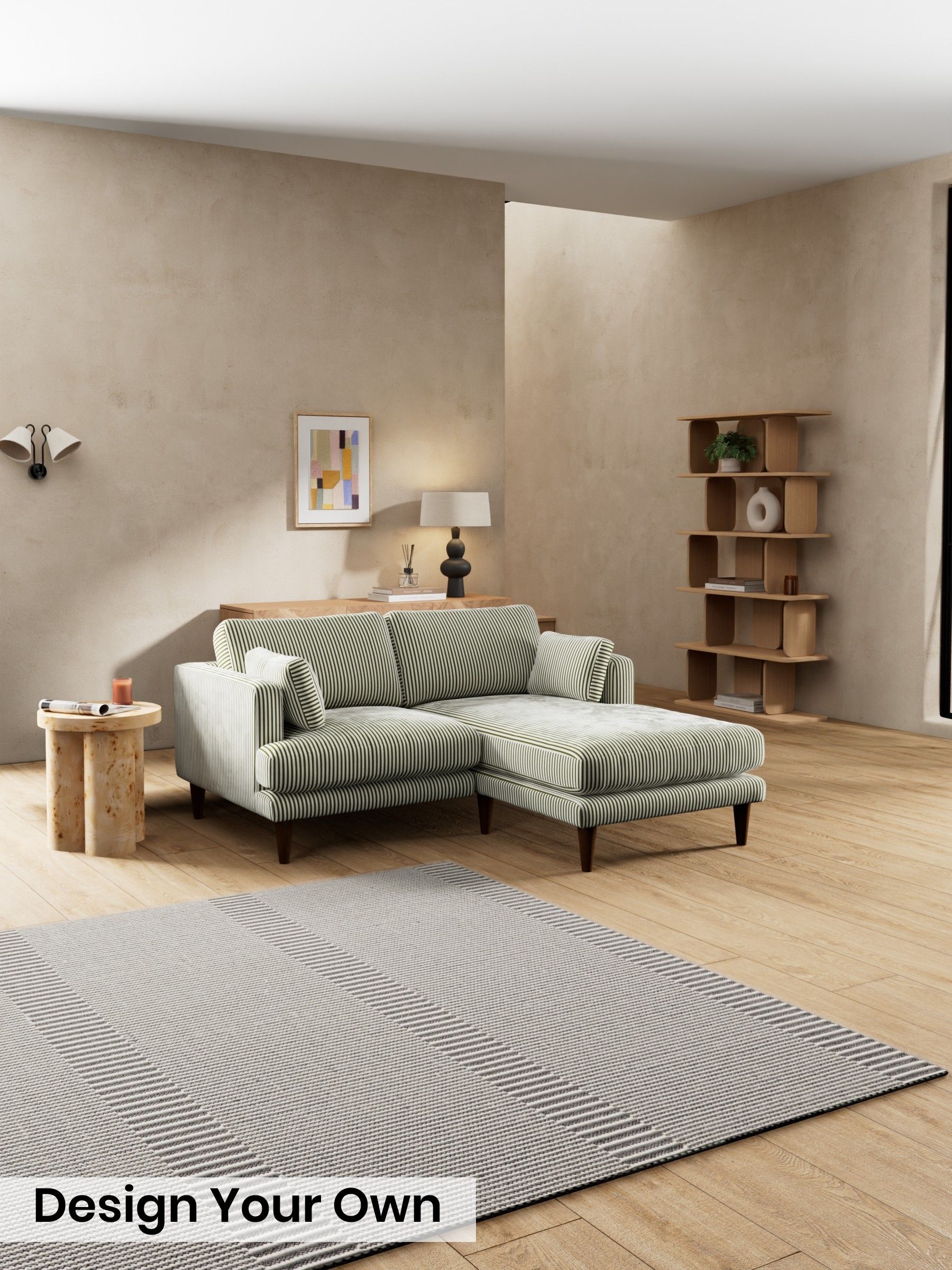 Velvet Stripe/Olive Green - Otis By Made