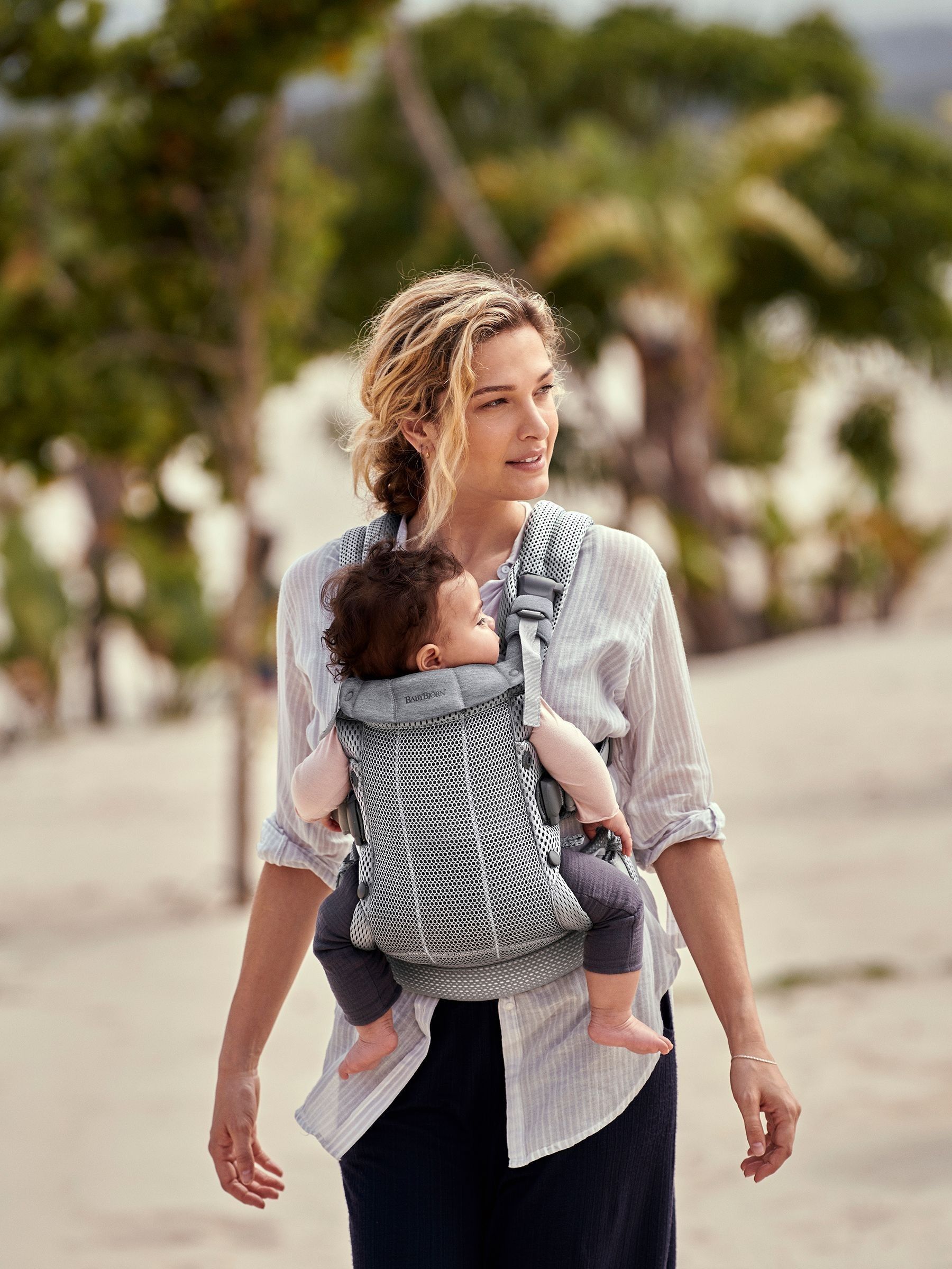 BabyBjörn Silver Baby Carrier Harmony 3D Mesh Silver (527102) | £209