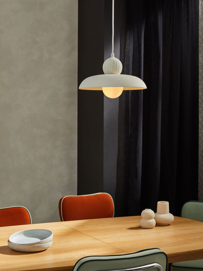 Eliya Pendant Ceiling Light in White (527574) | £139