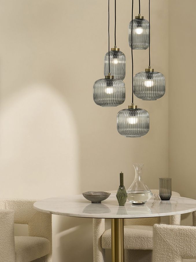 Briz Ceiling Cluster Light in Grey (529114) | £259