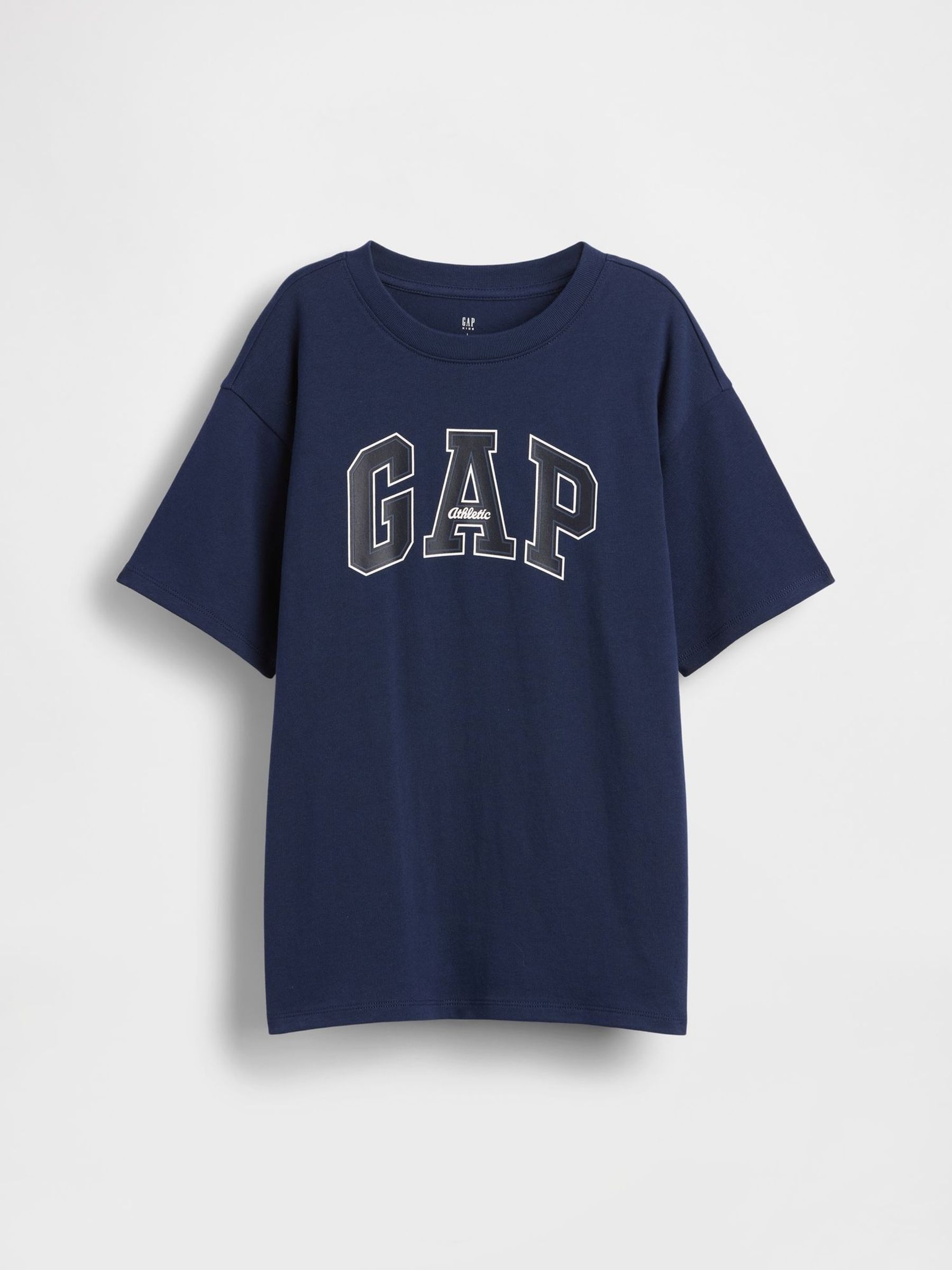 Navy - Relaxed Heavyweight Logo Short Sleeve T-shirt