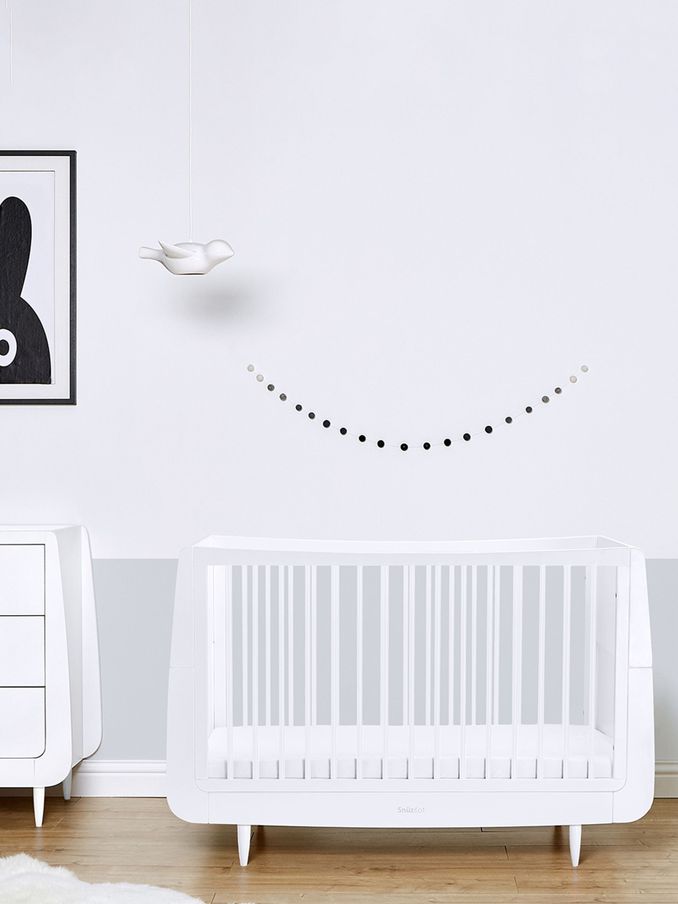 Snuz White SnuzKot Skandi Cot Bed (538701) | £349