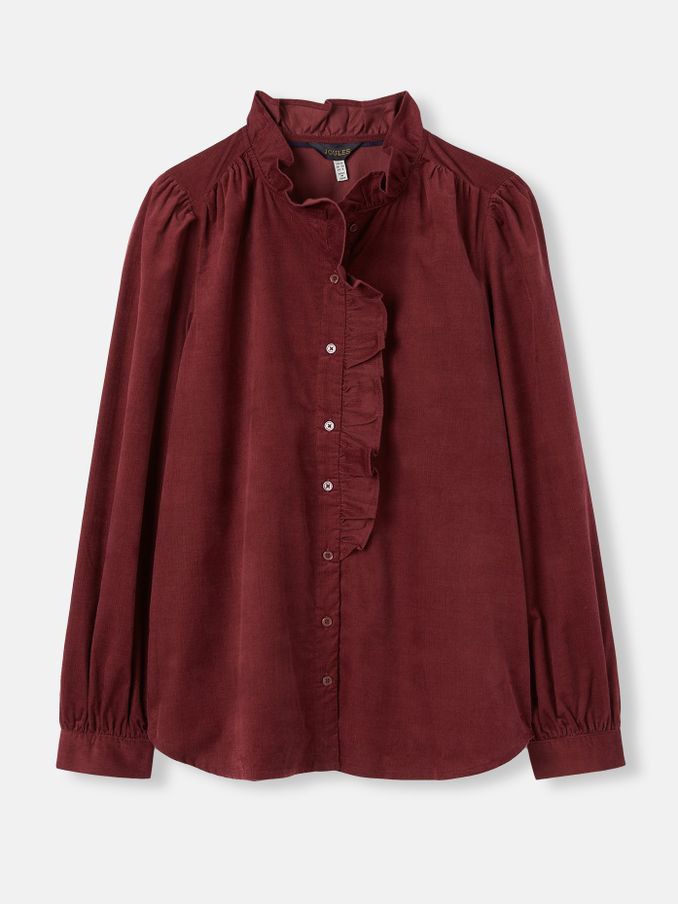 Colette Burgundy Red Cord Blouse (542966) | £25