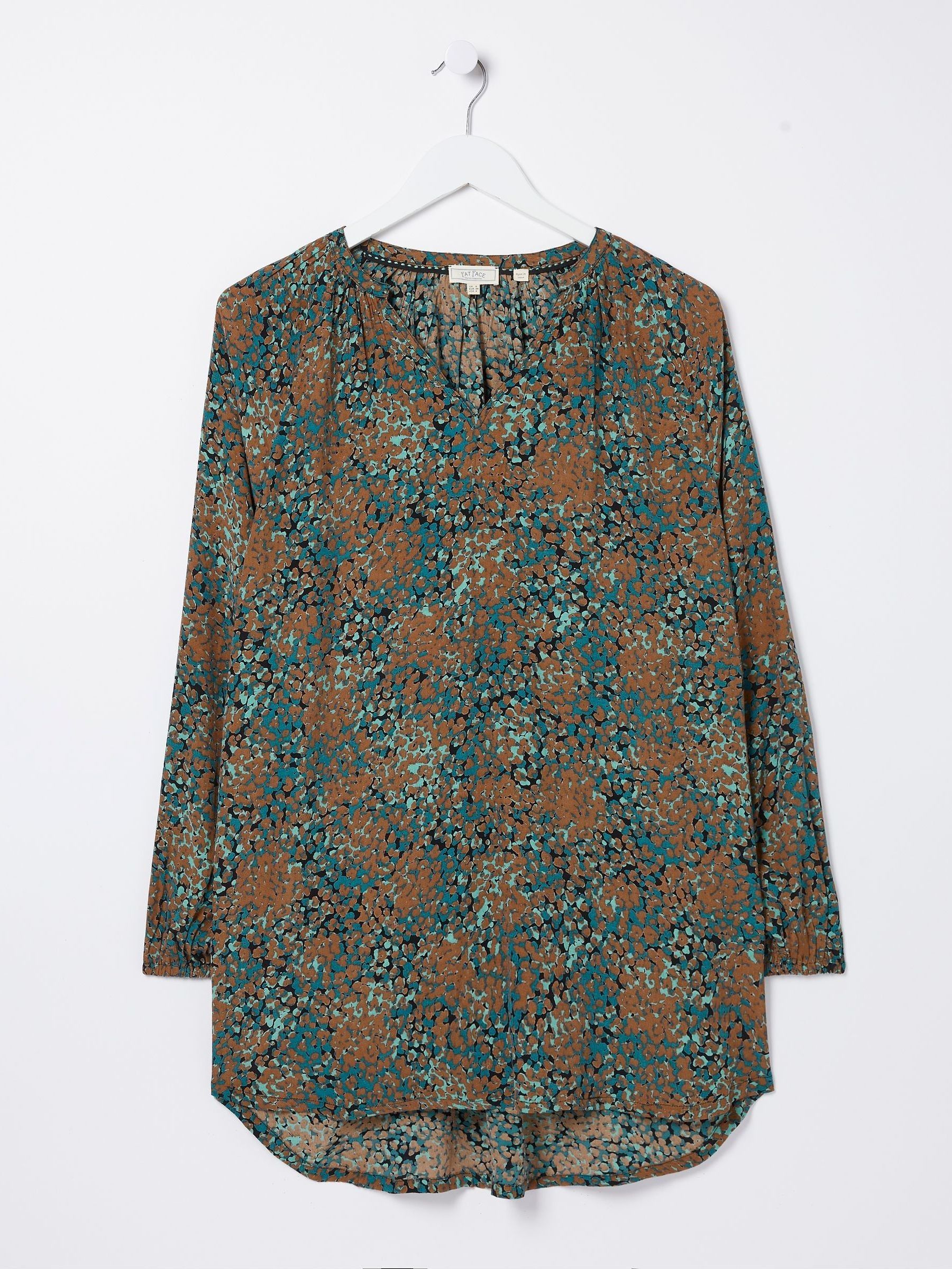 Green Faye Textured Spot Tunic (548073) | £29
