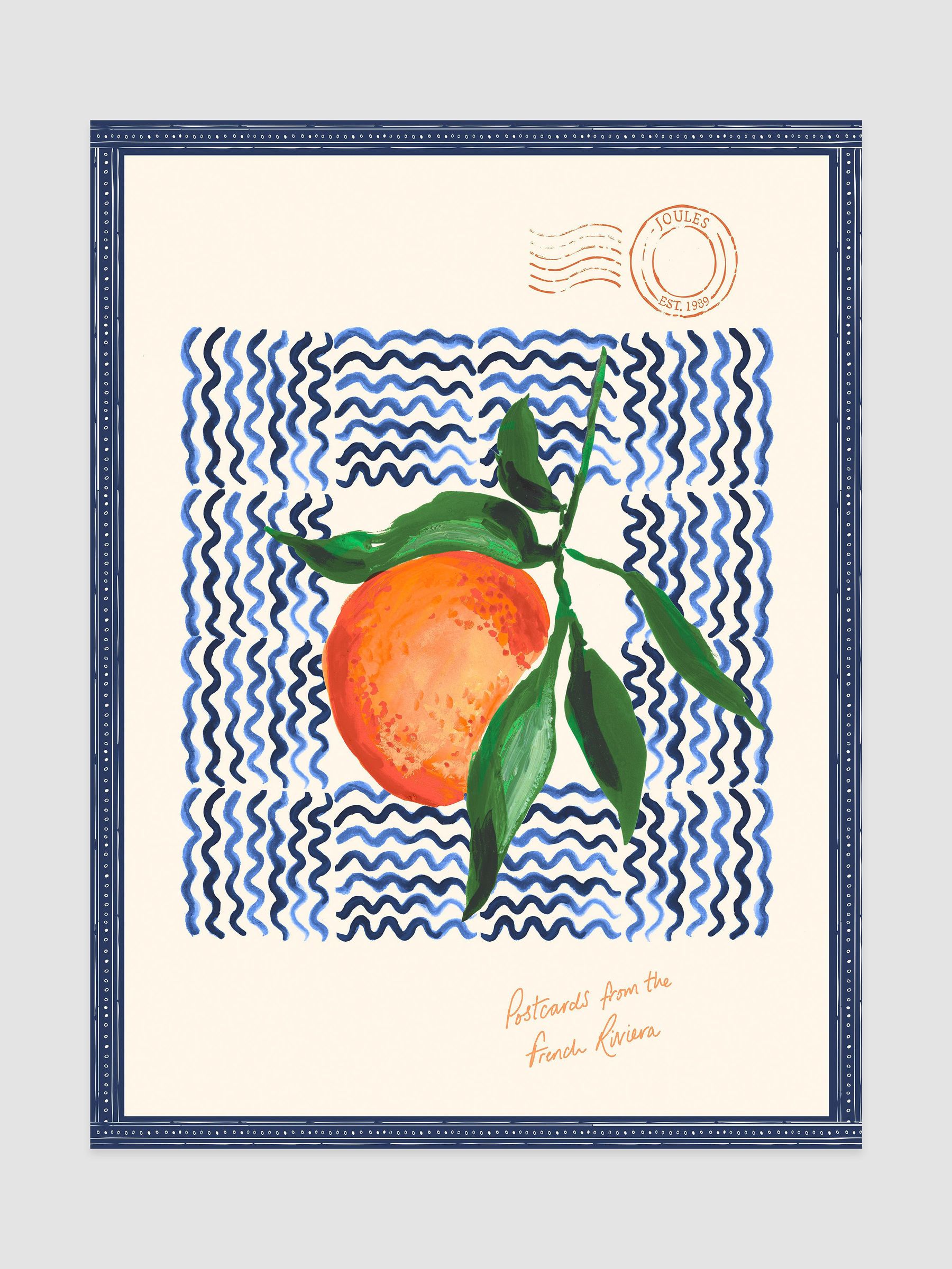 Postcard From The French Riviera Print Wall Art