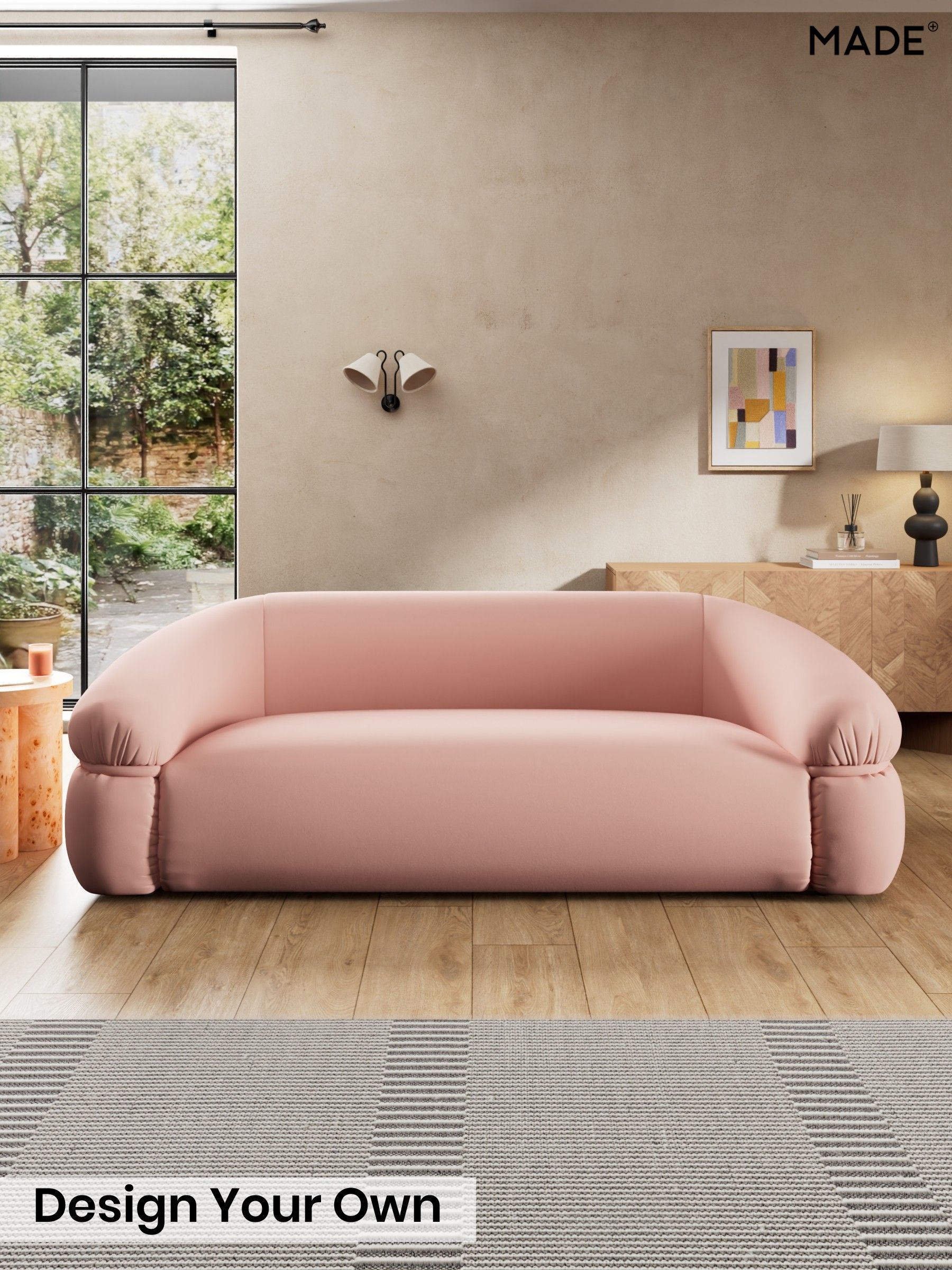Matt Velvet Easy Clean/Blush Pink - Soma By Made