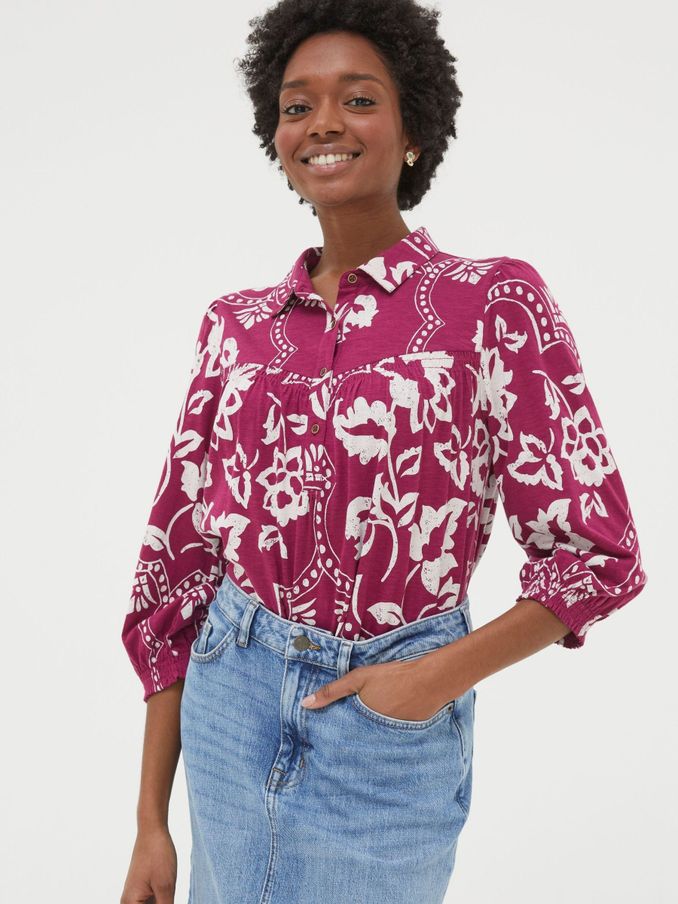Sadie Purple Wallpaper Shirt (563641) | £20