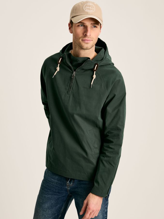Wilton Green Pullover Dry Wax Jacket With Hood (566506) | £53