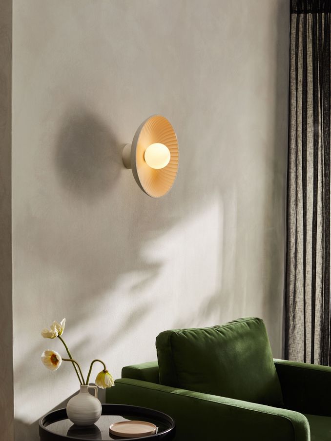 Eliya Wall Light in White (569305) | £119