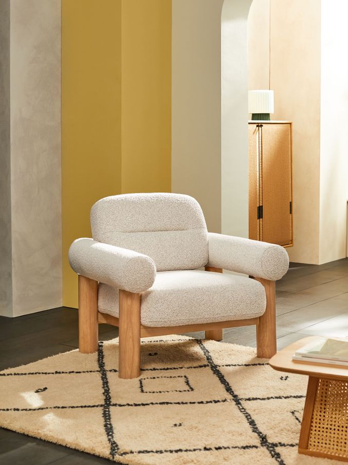 Maxton Chair in Pax Boucle Off White (569495) | £550